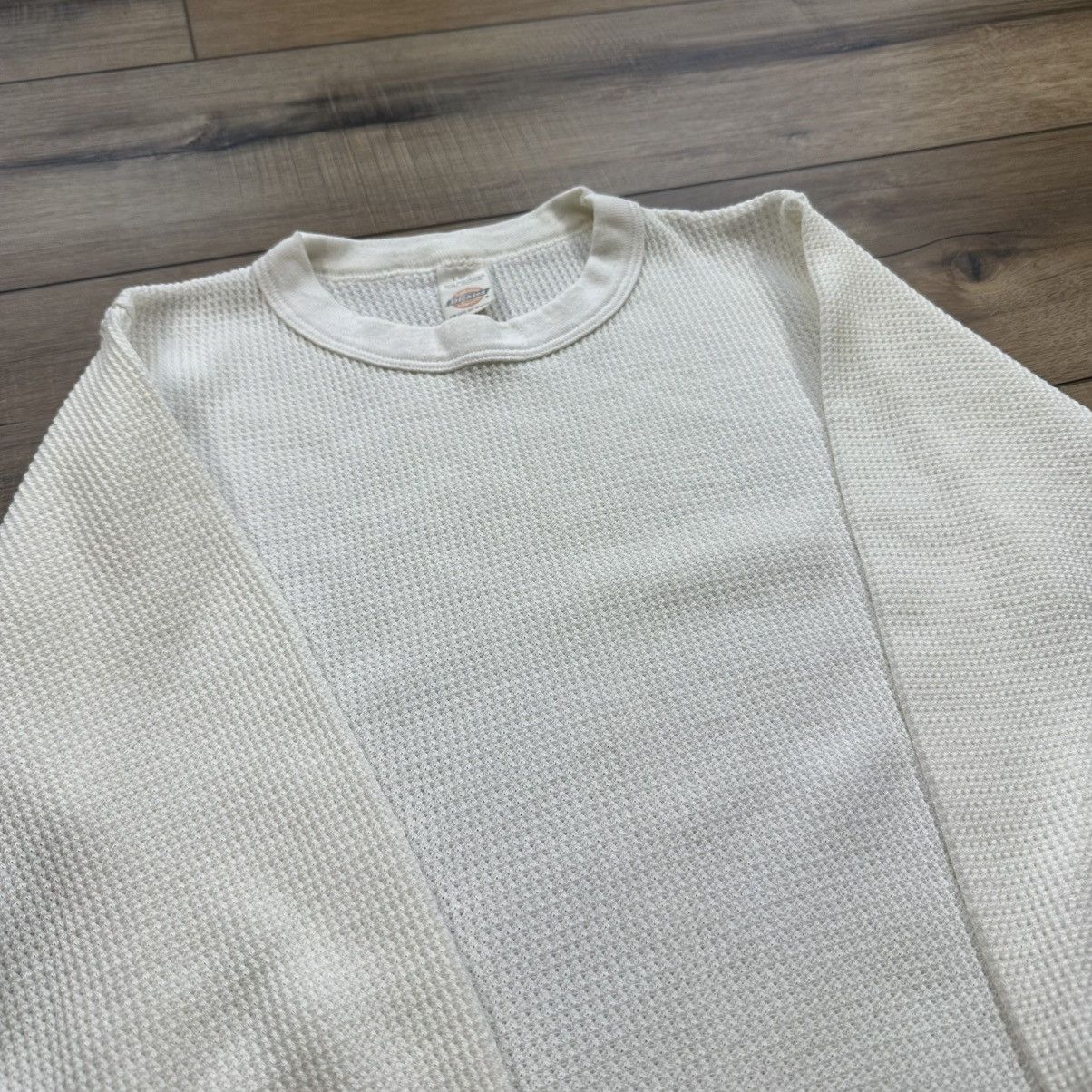 Dickies Vintage 90s Dickies Long Sleeve Waffle Knit Thermal Size US L / EU 52-54 / 3 - 5 Thumbnail