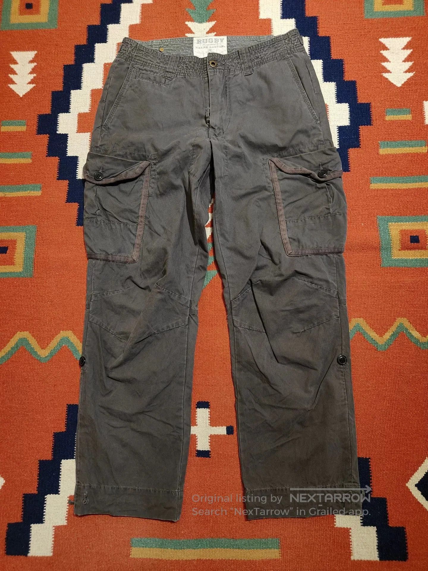 VINNY's Vintage RL RUGBY Cargo Pants. Size US 30 / EU 46 - 1 Thumbnail