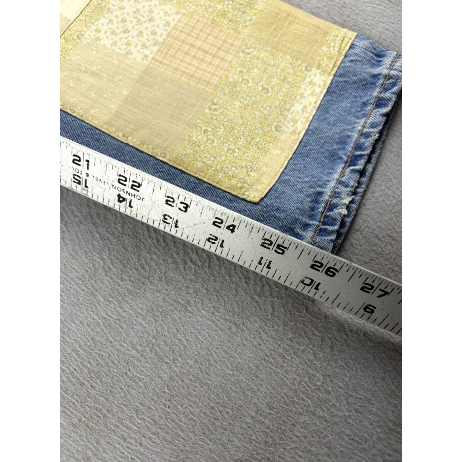 Polo Ralph Lauren Polo Ralph Lauren Jeans Women’s 27 Blue Denim Patchwork Avery Boyfriend Regular Inseam 26 Women Mens Size 27" / US 4 / IT 40 - 7 Thumbnail