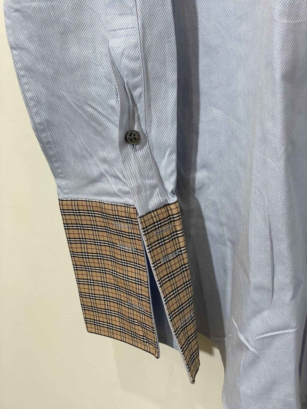 Burberry 2000s Burberry Blue Shirt Streerwear Novacek Balen Y2K Size US L / EU 52-54 / 3 - 3 Thumbnail