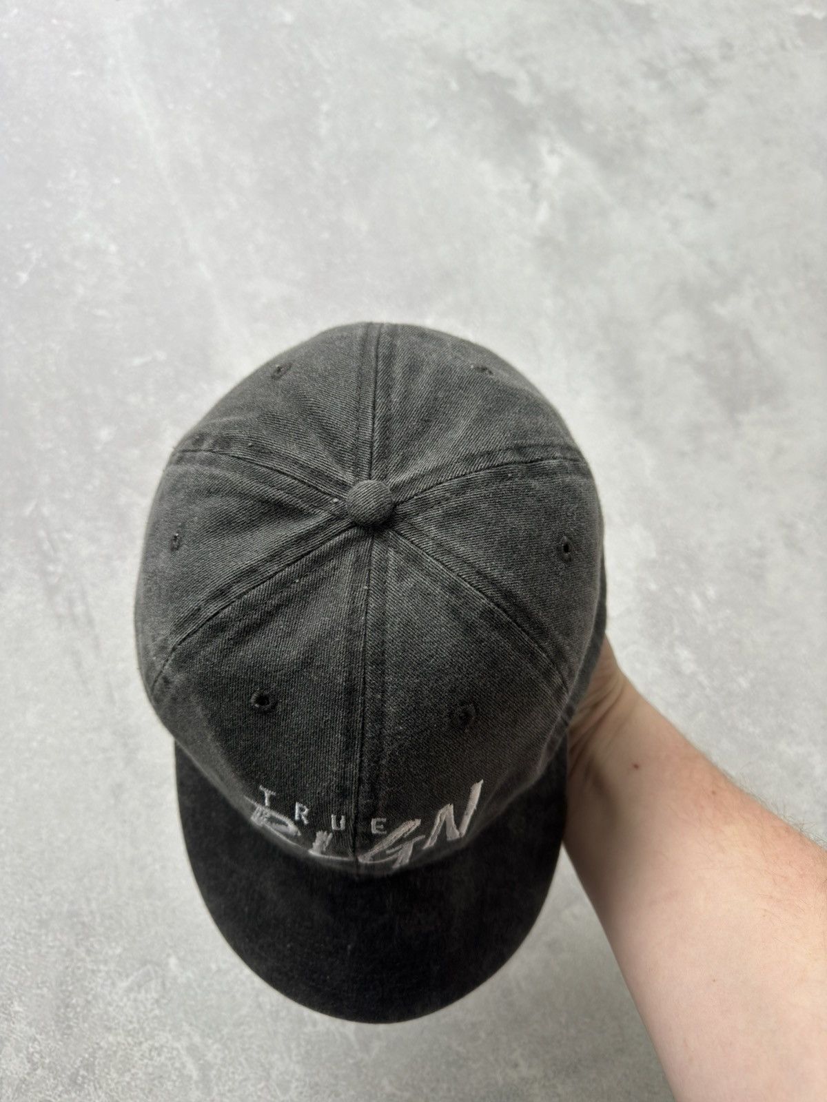 Japanese Brand × True Religion True Religion Garment Dyed Gray Denim Cap Hats Size ONE SIZE - 8 Thumbnail