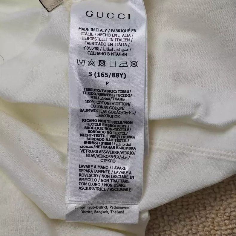 Gucci Gucci Solid color crystal G round neck short sleeves Size S / US 4 / IT 40 - 4 Thumbnail