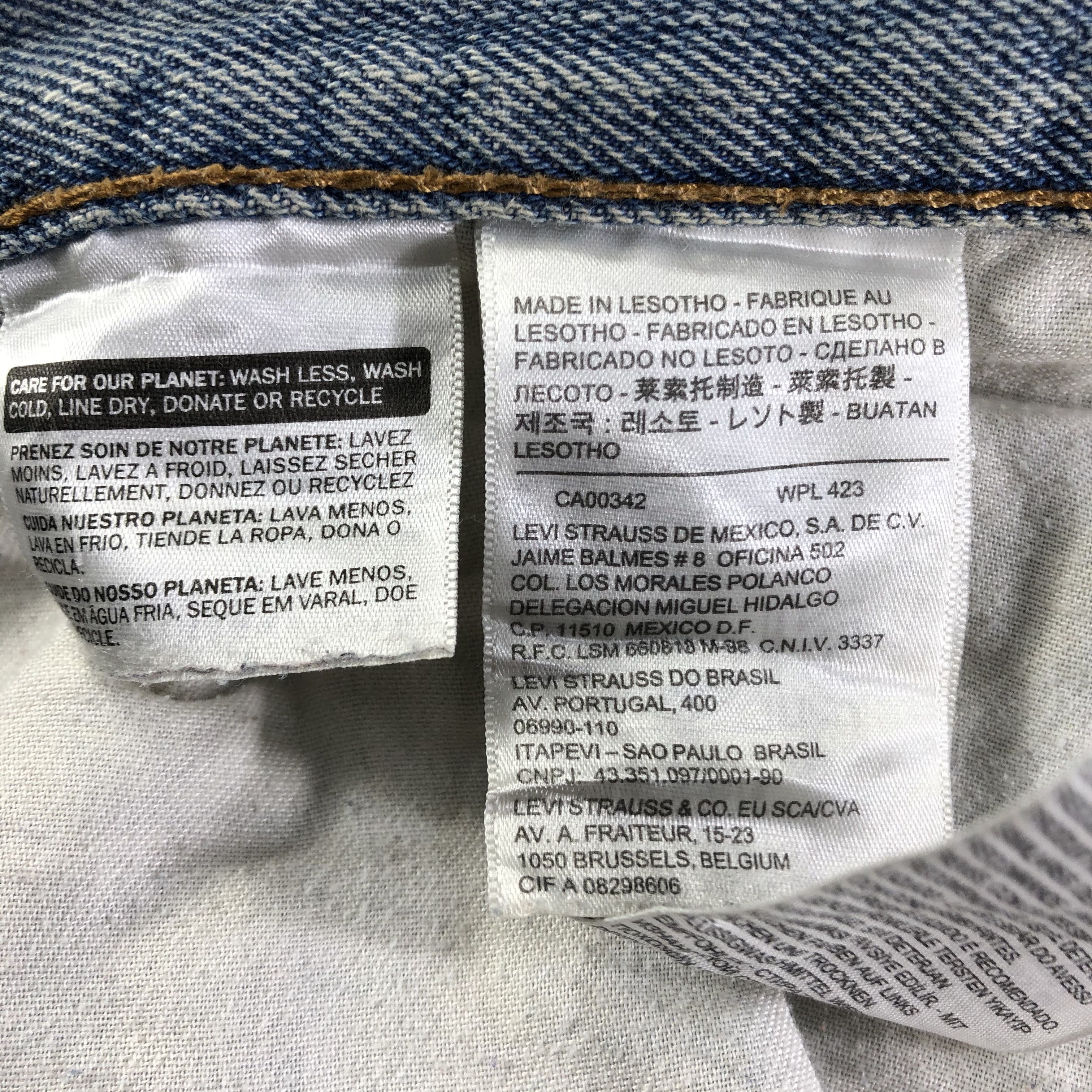 Levi's Vintage Blue Wash Levis 560 Jeans-J4325 Size US 38 / EU 54 - 10 Thumbnail