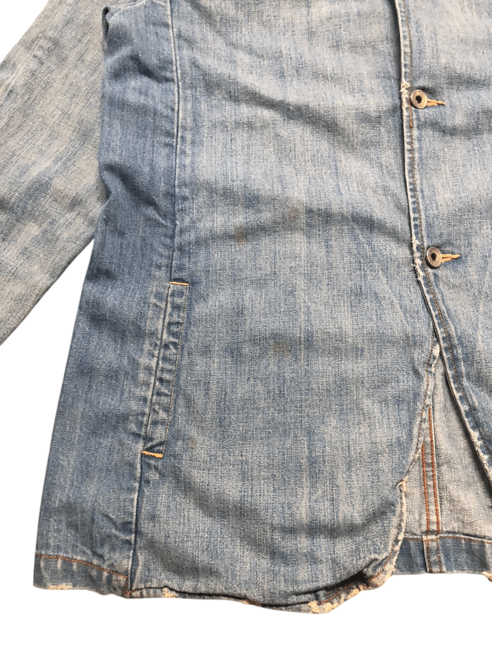 Japanese Brand × Vintage VINTAGE POWER TO THE PEOPLE CHORE JACKET DISTRESSED STYLE Size US M / EU 48-50 / 2 - 10 Thumbnail