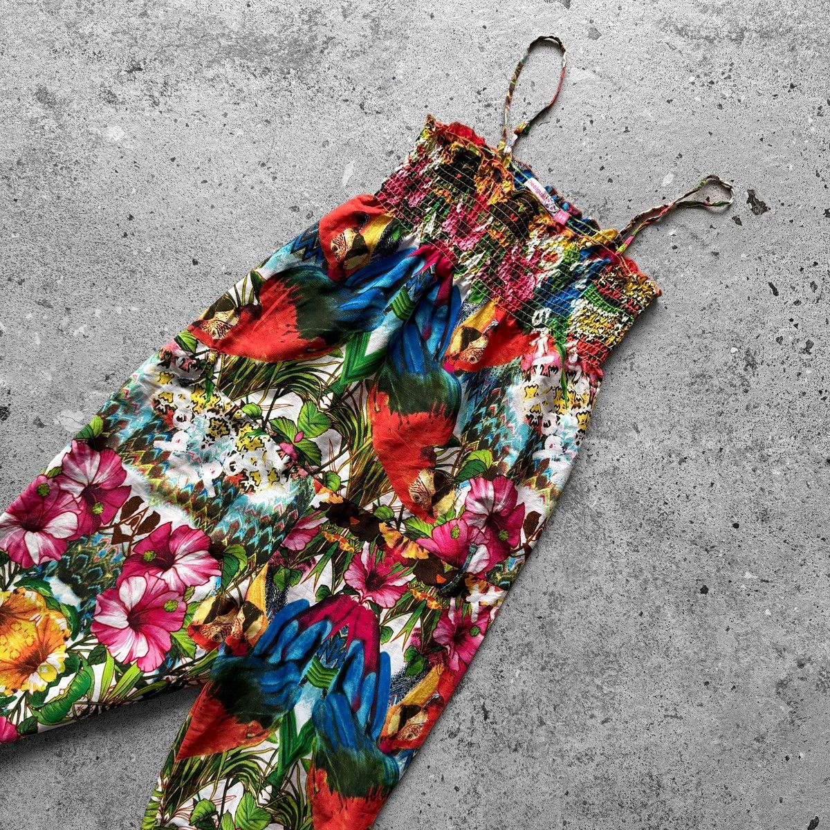 Desigual Desigual Kids Girls Tropical Floral Jumpsuit Playsuit Size 26" / US 2 / IT 38 - 4 Thumbnail
