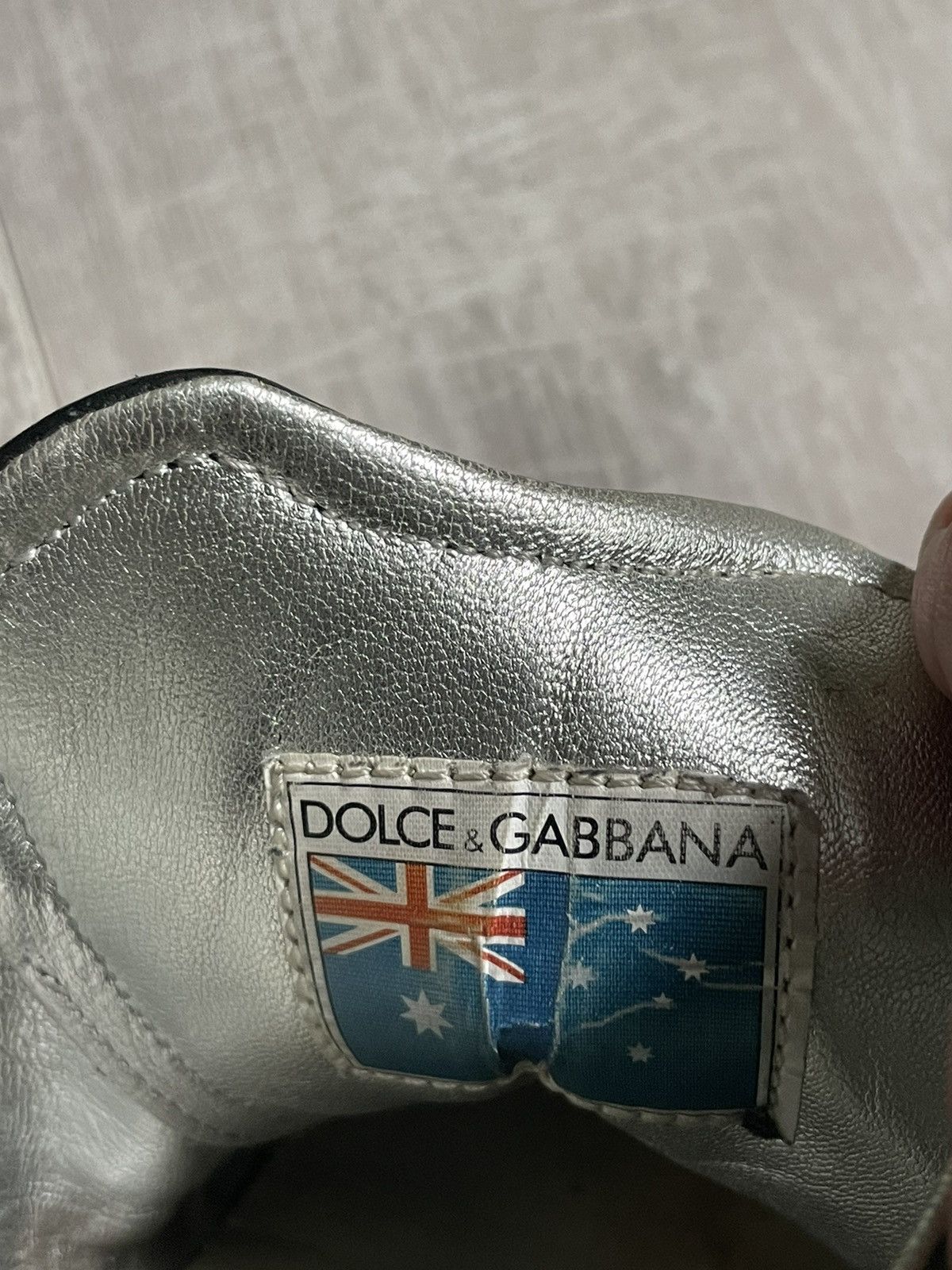 Dolce & Gabbana Vintage Dolce & Gabbana Black Leather Sneakers DG Monogram Size US 8.5 / EU 41-42 - 12 Thumbnail