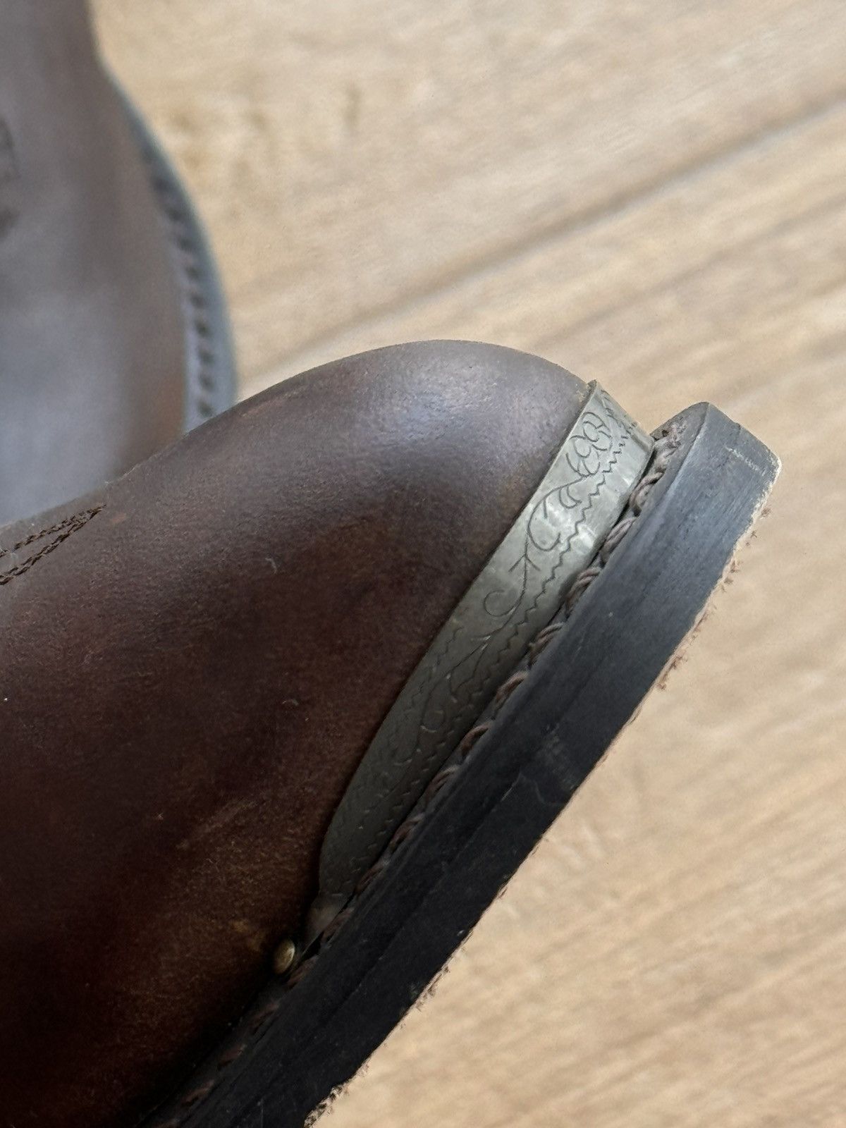 Cowboy Equipment × Durango × Vintage Vintage Durango Cowboy Leather Western Toe Rand Boots Size US 8 / IT 38 - 9 Thumbnail