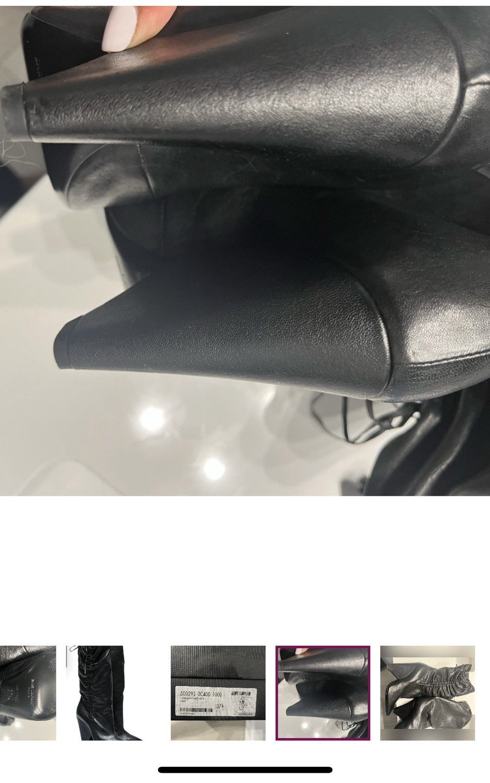 Yves Saint Laurent Saint Laurent niki 105 boots Size US 7.5 / IT 37.5 - 5 Thumbnail