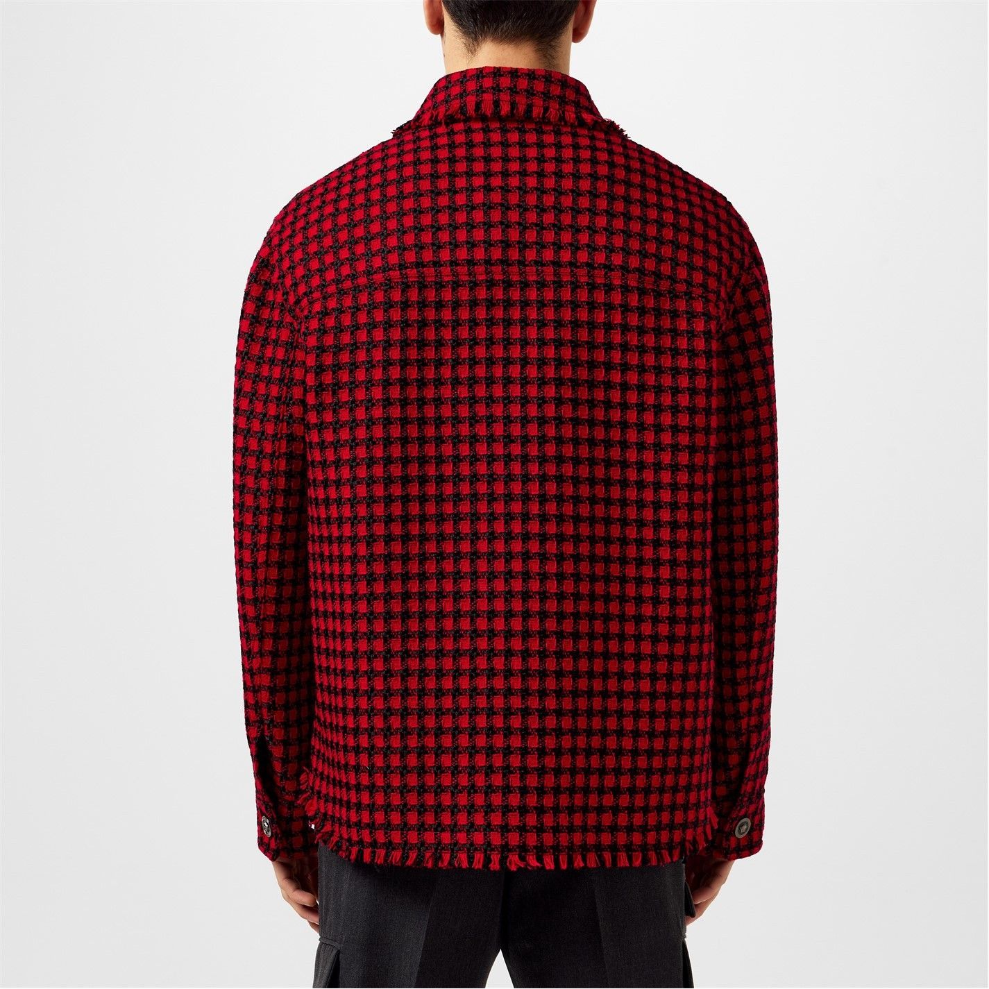 Versace o1g2r1mq0526 Medusa Tweed Overshirt in Multicolor Size US M / EU 48-50 / 2 - 4 Thumbnail