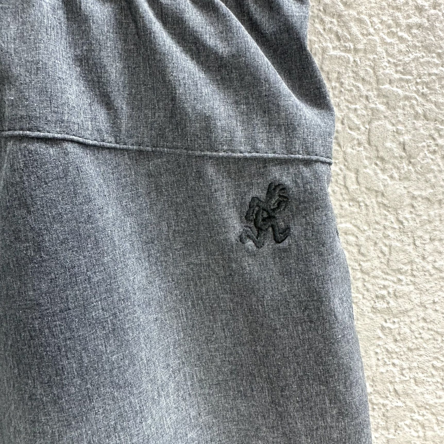 Gramicci Gramicci Women Athletic Shorts Gray L Elastic Waist 3 in Inseam Training Running Pull On Size 36" / US 14 / IT 50 - 5 Thumbnail