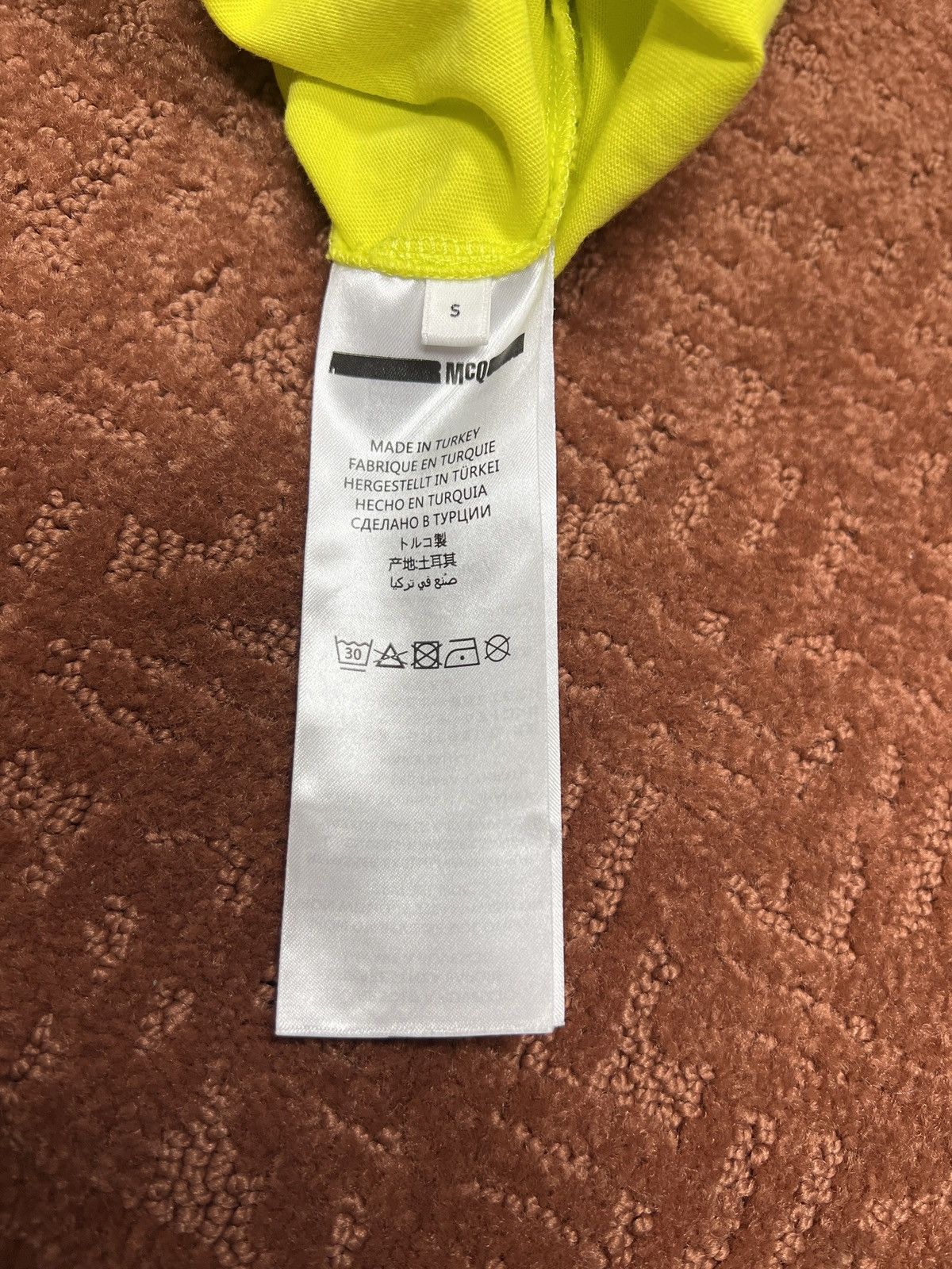 MCQ Mcq Neon Yellow Swallow Shirt Size S / US 4 / IT 40 - 4 Thumbnail