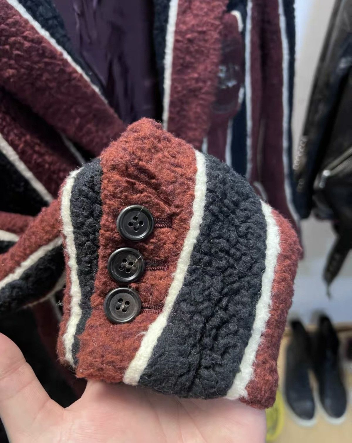 Undercover Undercover Fall/Winter 2018 Runway Striped Teddy Bear Blazer Size US S / EU 44-46 / 1 - 7 Thumbnail