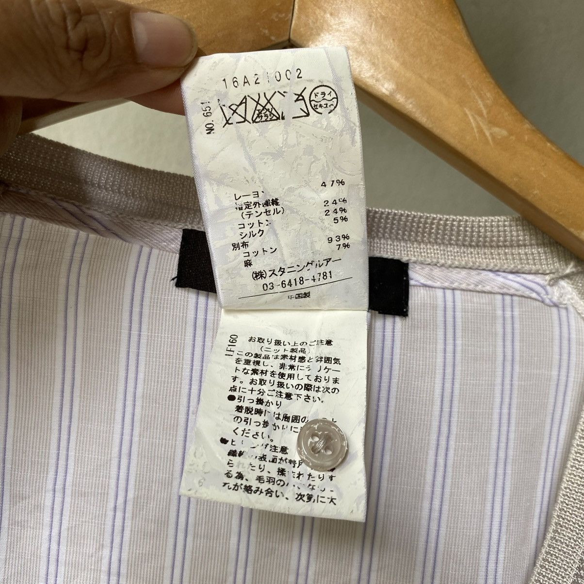 Japanese Brand 😊Beige V-Neck Button-Up Cardigan with Pockets Size M / US 6-8 / IT 42-44 - 18 Thumbnail