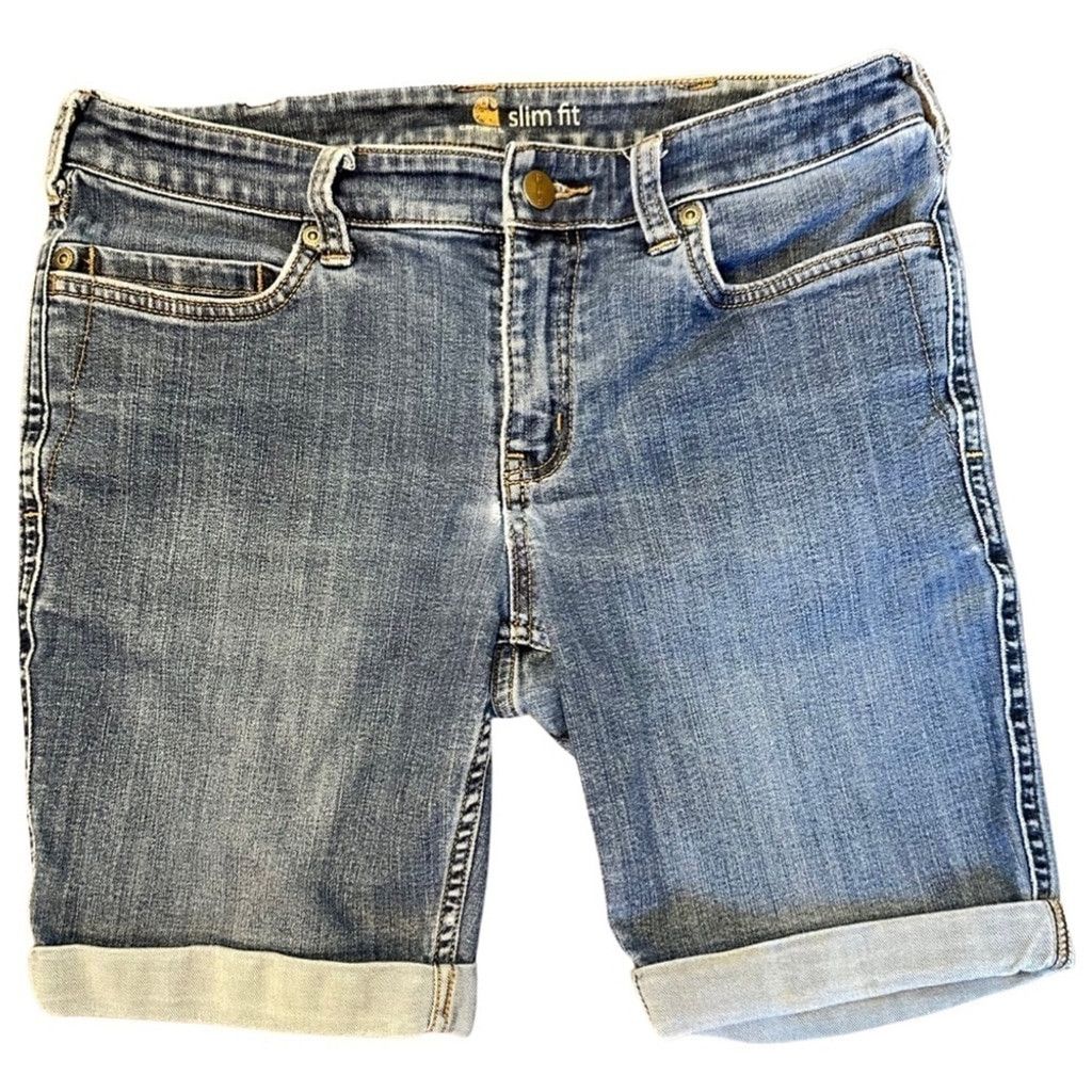 Carhartt CARHARTT Slim Fit Bermuda Jean Short Women’s Size 8. Size 30" / US 8 / IT 44 - 15 Thumbnail
