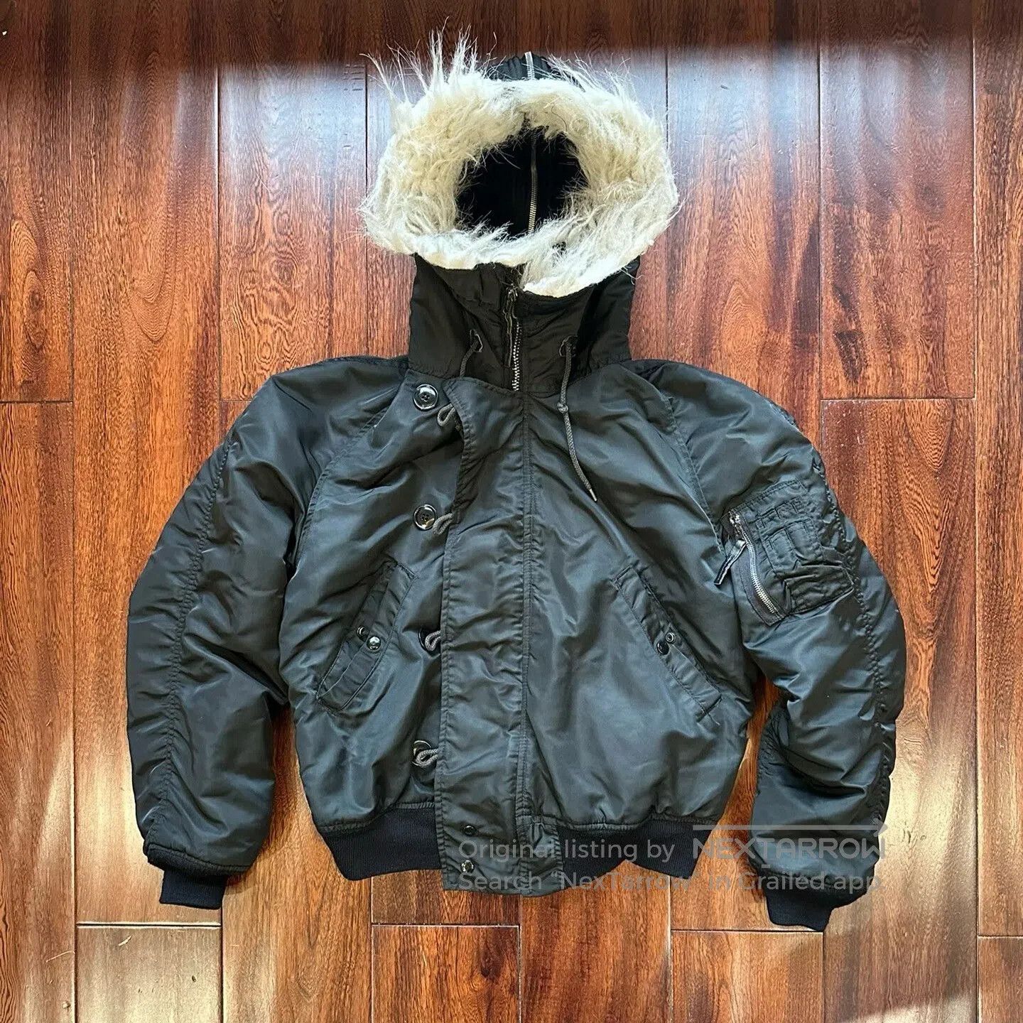 Vintage Vintage 80s Aphla N2B Bomber. Size US M / EU 48-50 / 2 - 1 Thumbnail