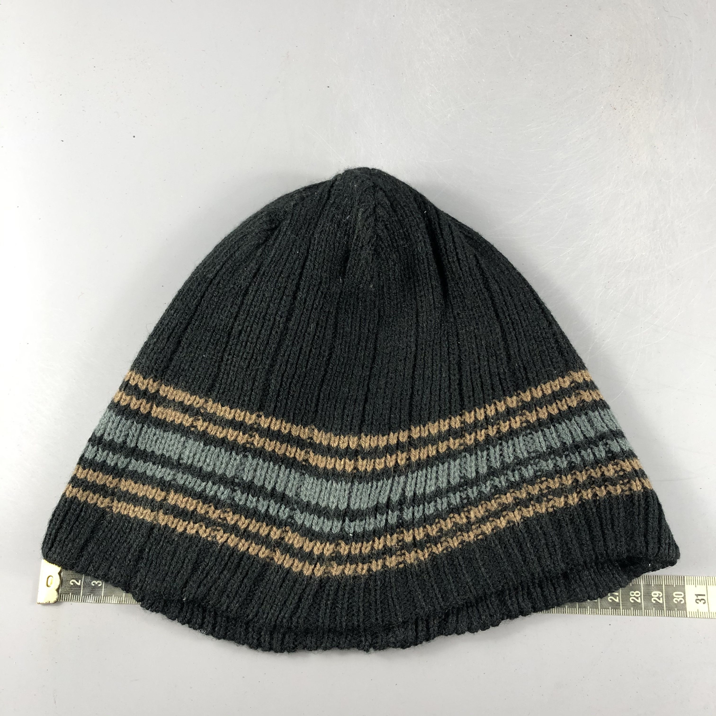 Japanese Brand × Vintage Unknown Stripe Beanie Snow Hat Snow Cap -D533 Size ONE SIZE - 3 Thumbnail
