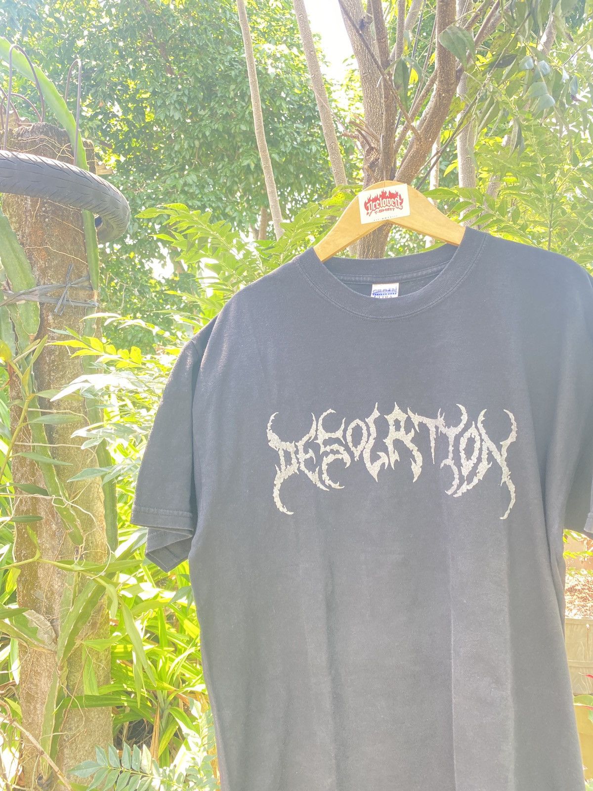 Band Tees × Vintage Vintage Desolation Oldschool Brutal Death Metal Band Tee Size US XL / EU 56 / 4 - 4 Thumbnail