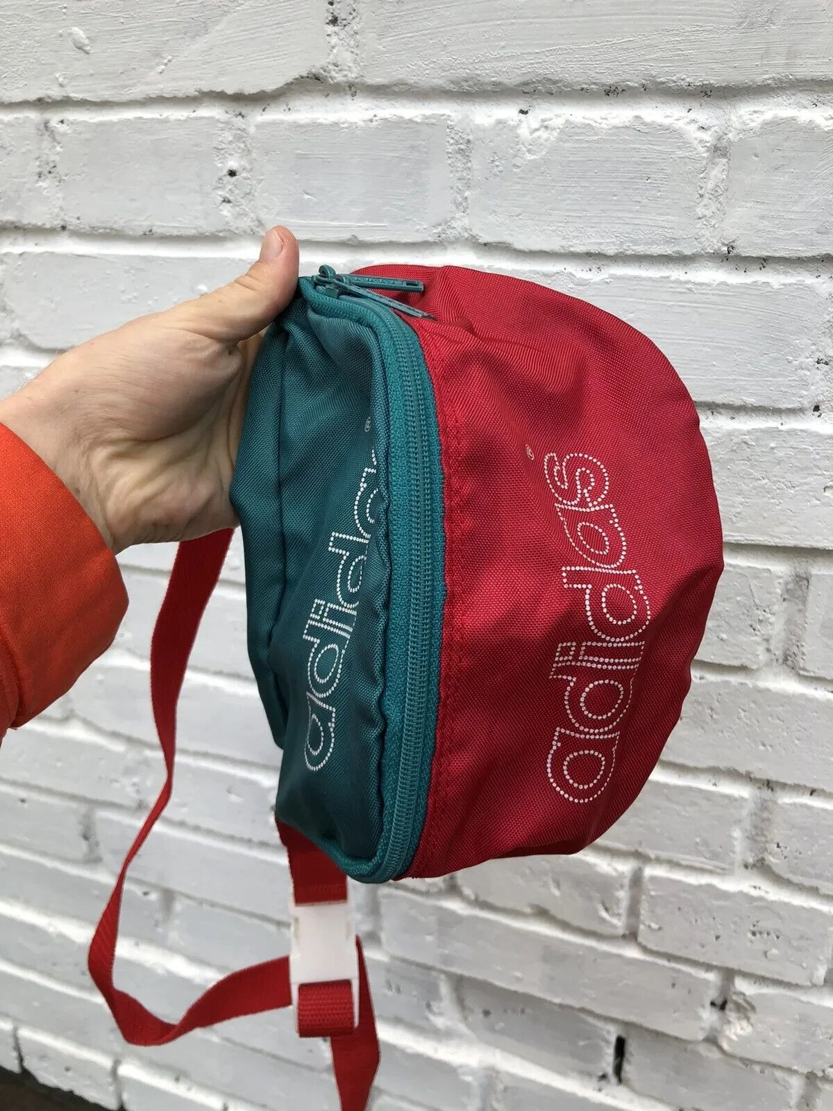 Adidas VINTAGE 1990s 90s ADIDAS BAGS BANANA MADE IN KOREA Size ONE SIZE - 2 Thumbnail