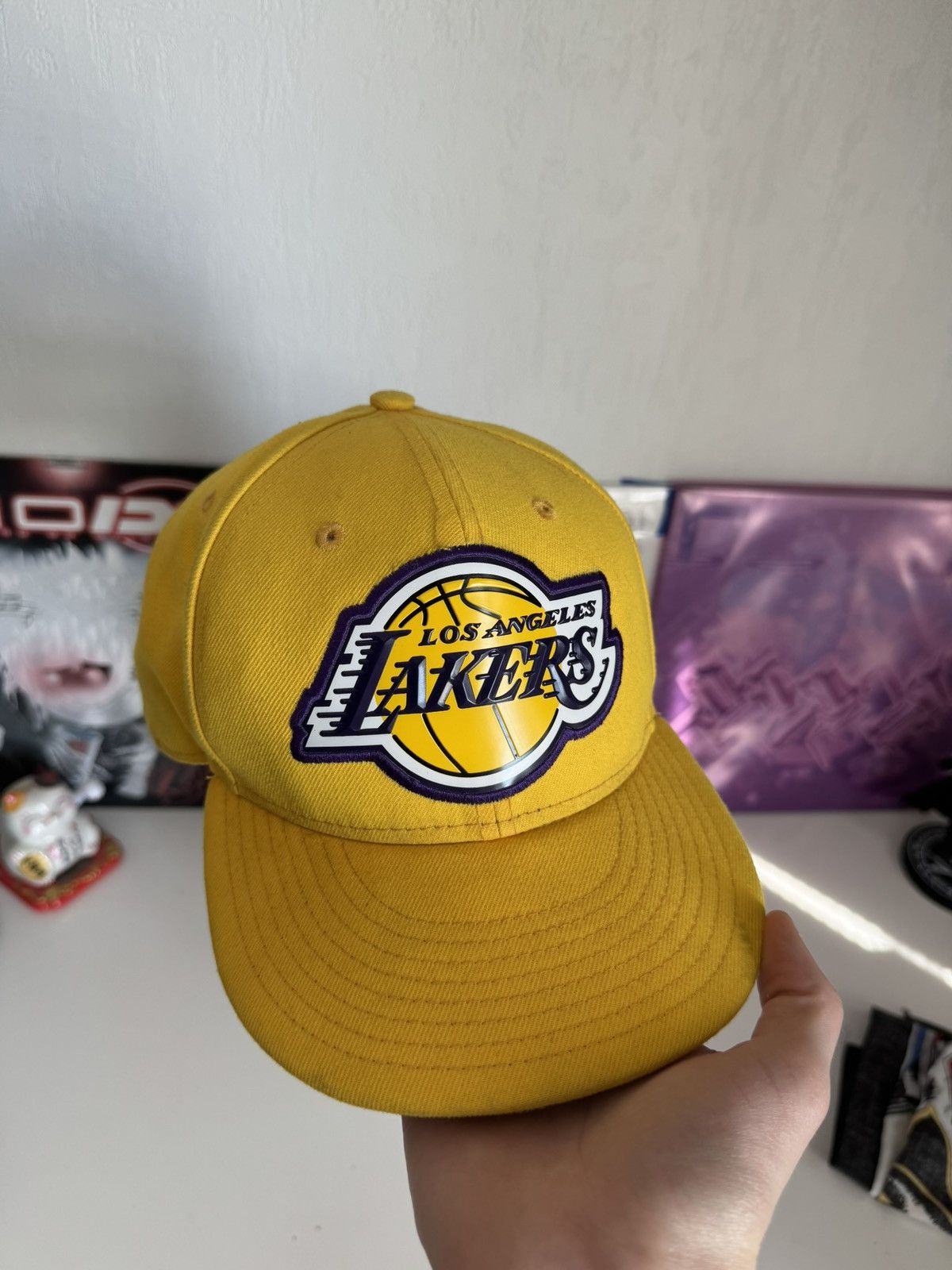 New Era New Era Los Angeles Lakers Yellow Snapback Cap Size ONE SIZE - 6 Thumbnail