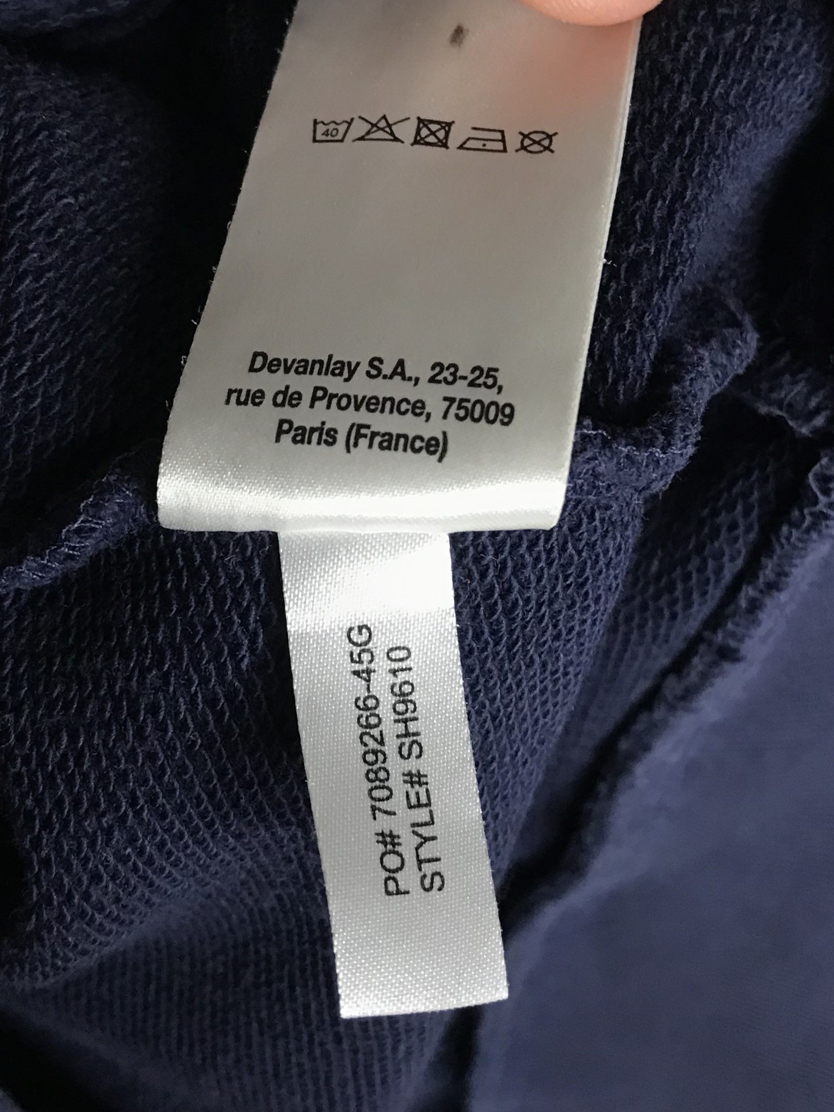 Lacoste Lacoste Zip Hoodie Mens Sz M Navy Size US M / EU 48-50 / 2 - 7 Thumbnail