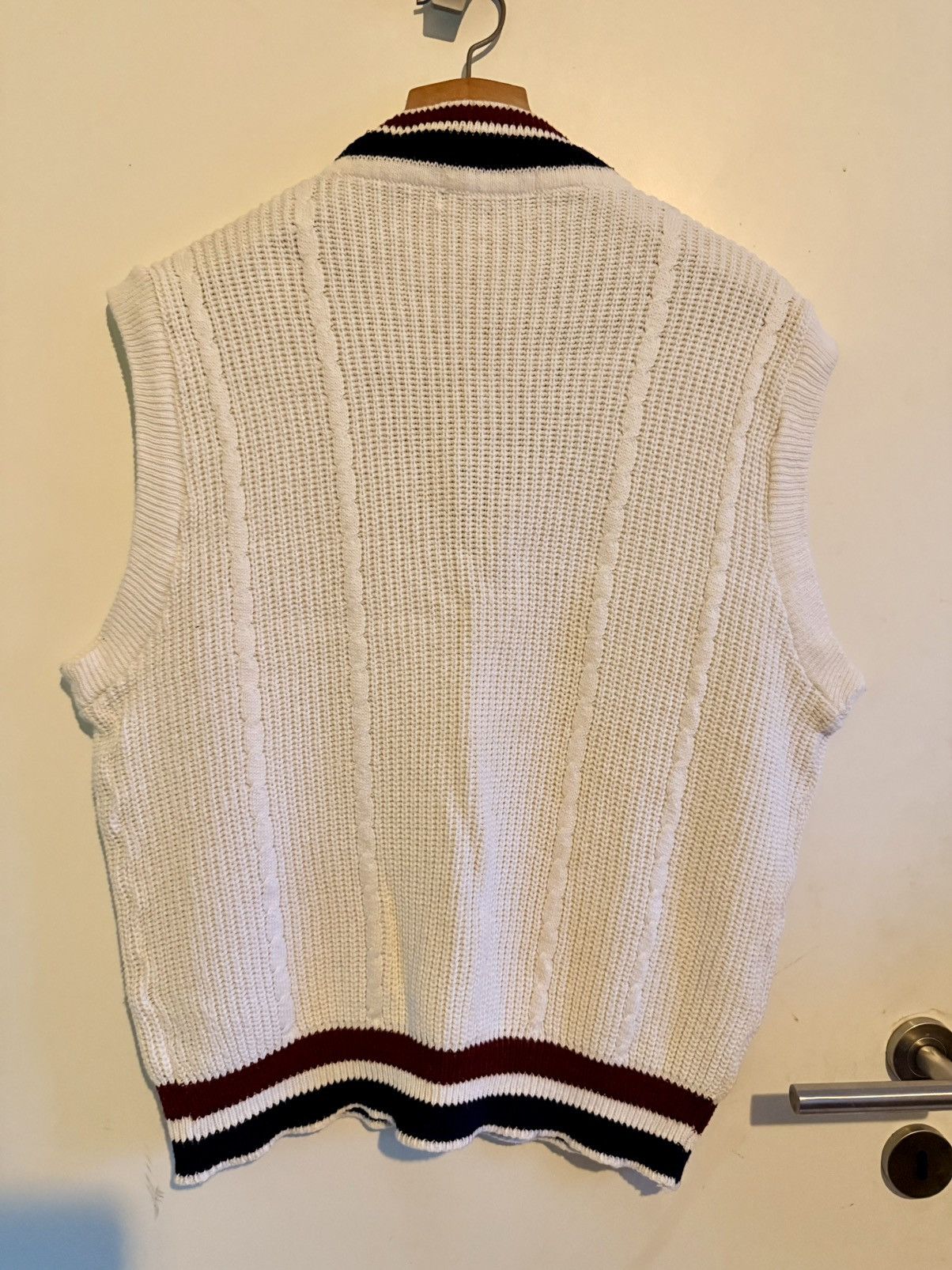Fred Perry Vintage 90s Fred Perry Sportswear Cricket Vest - England - M Size US M / EU 48-50 / 2 - 2 Thumbnail