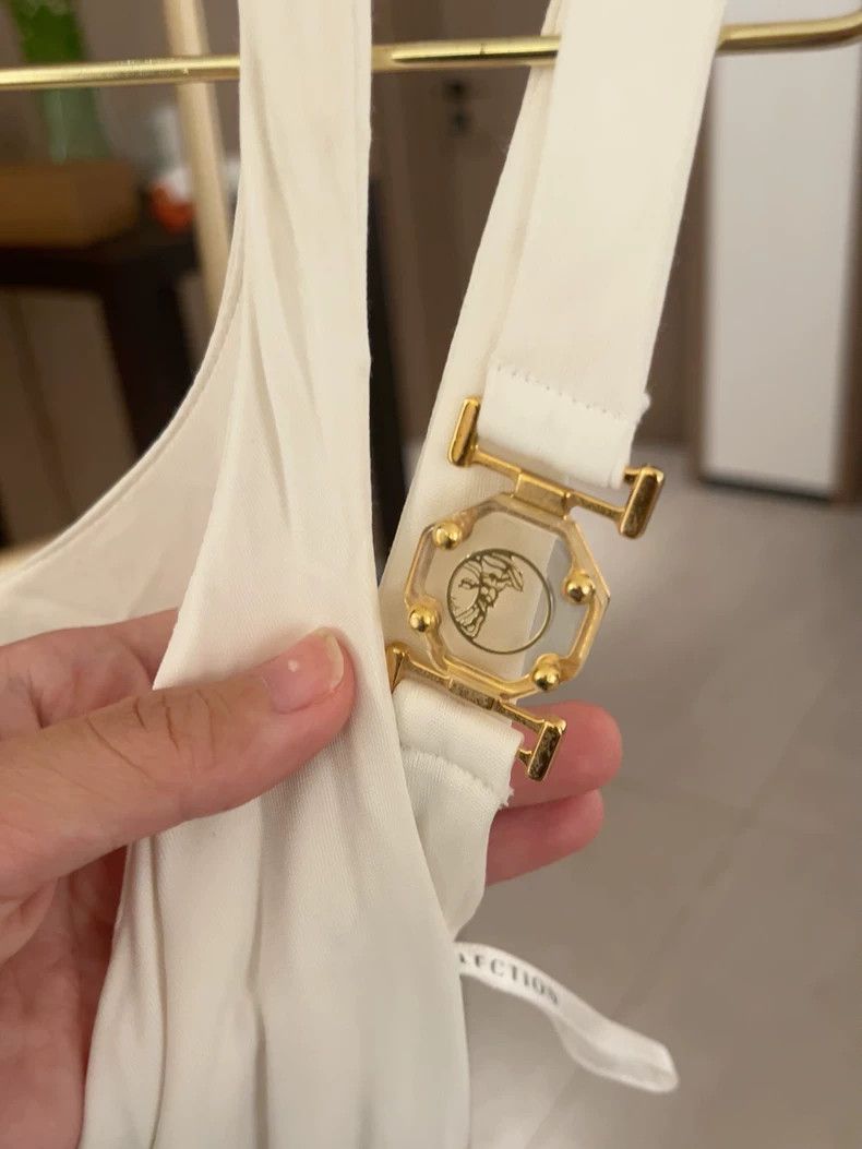 Versace Versace White slit dress Size XS / US 0-2 / IT 36-38 - 4 Thumbnail