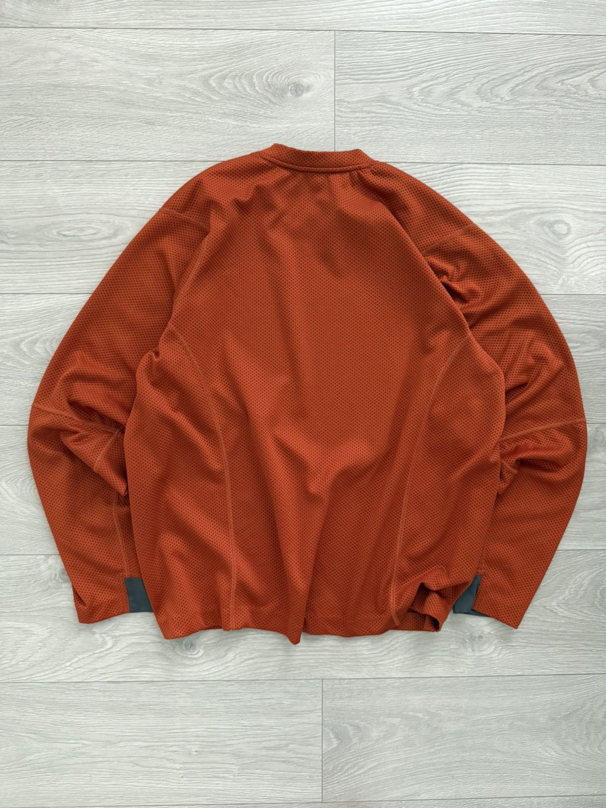 Salomon Salomon 00s Moto Mesh Orange Technical Long Sleeve Size US XL / EU 56 / 4 - 6 Thumbnail