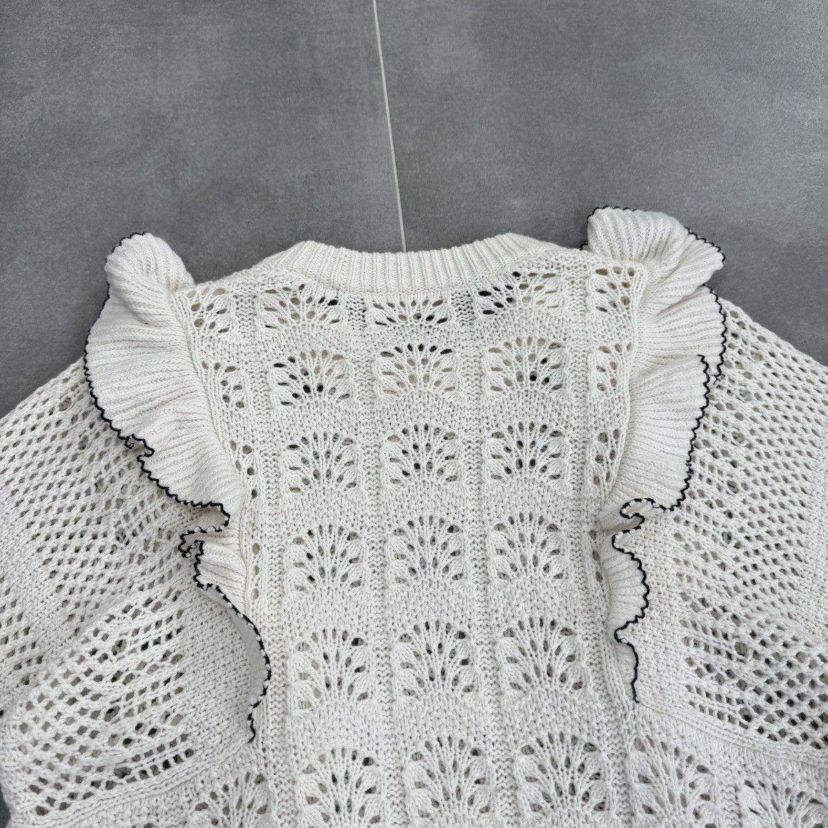 Sezane La Maille Sezane Paris Women Wool Knitted Jumper Sweater Size S / US 4 / IT 40 - 14 Thumbnail