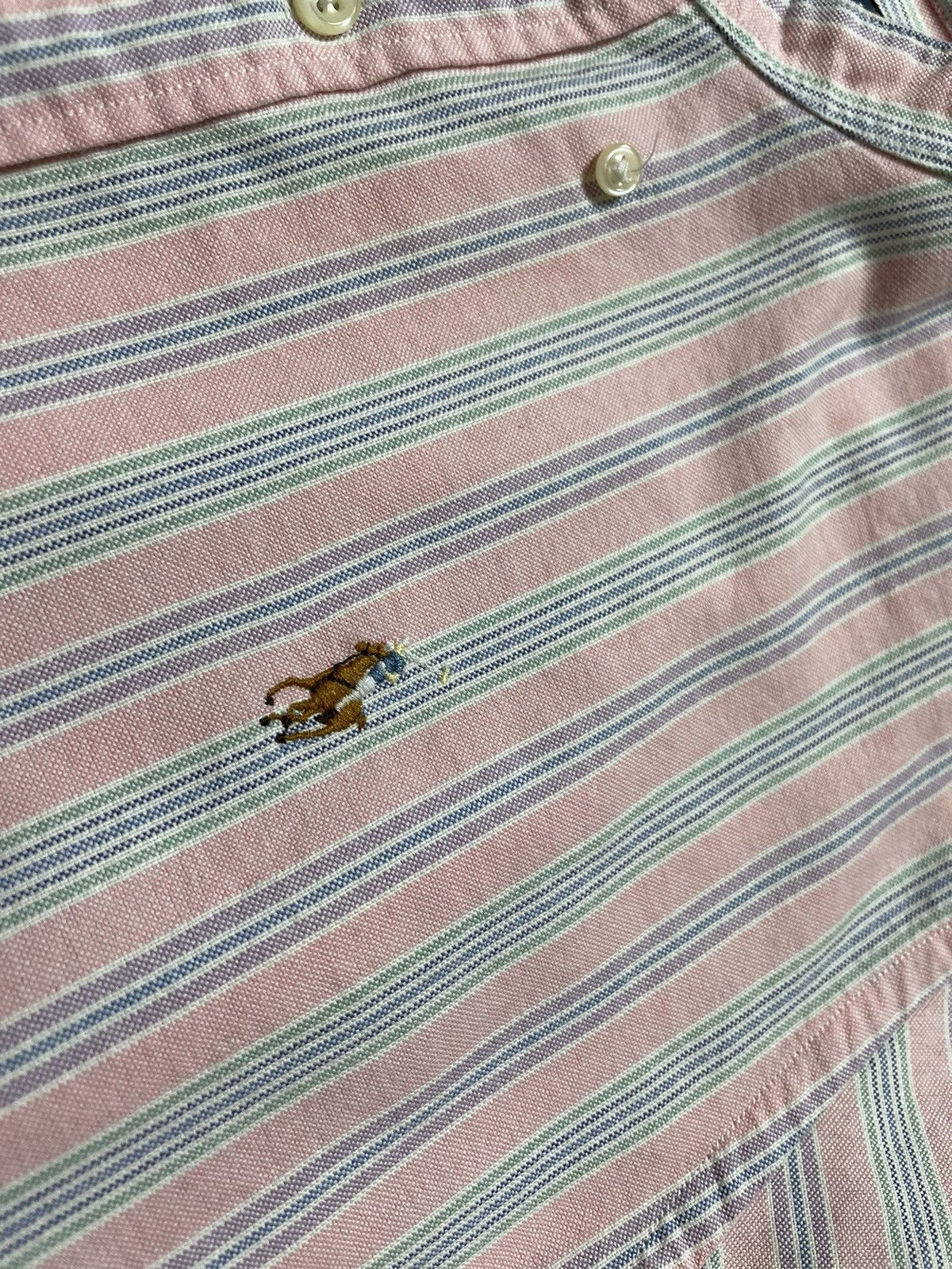 Polo Ralph Lauren × Ralph Lauren Polo Ralph Lauren Button Up Shirt Pink PRL Y2K Pony Size US M / EU 48-50 / 2 - 6 Thumbnail