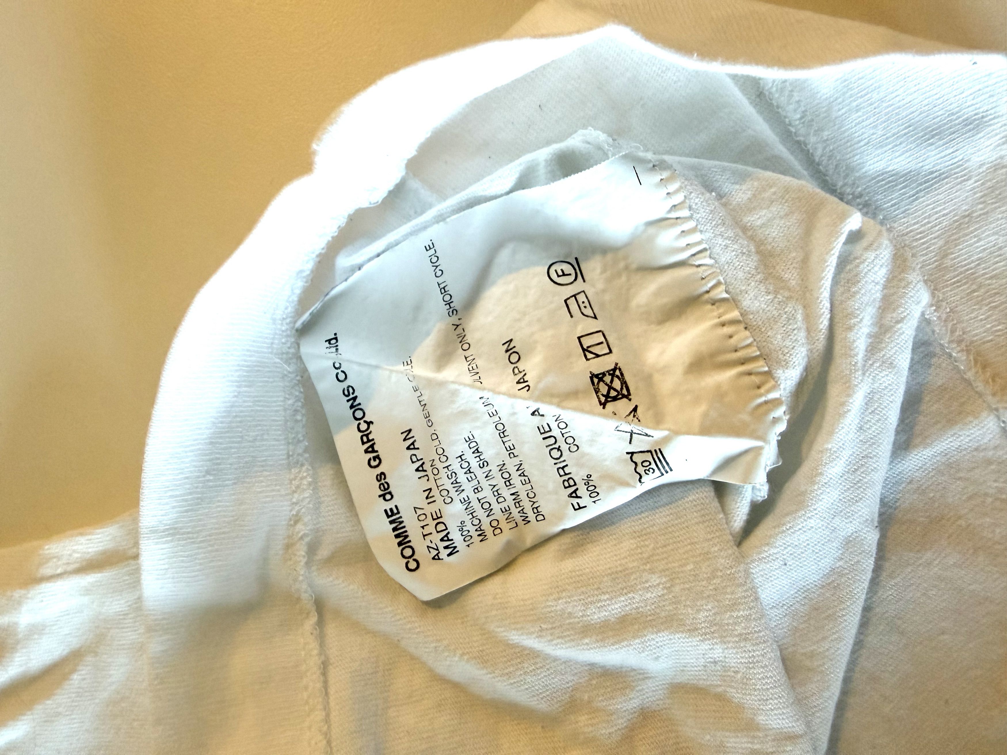 Comme des Garcons PLAY Comme Des Garson Play Tee White Small Size S / US 4 / IT 40 - 4 Thumbnail