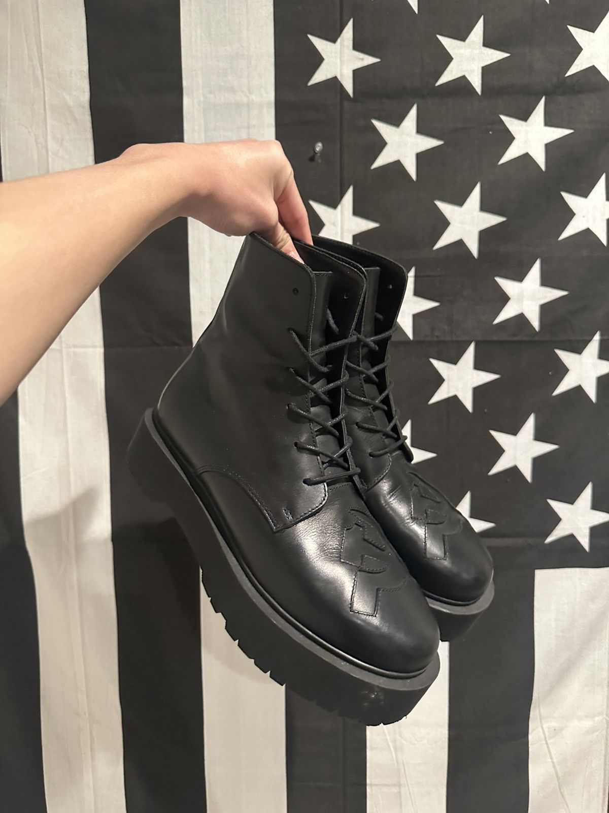 Enfants Riches Deprimes erd hammer and sickle boots Size US 9 / EU 42 - 1 Thumbnail