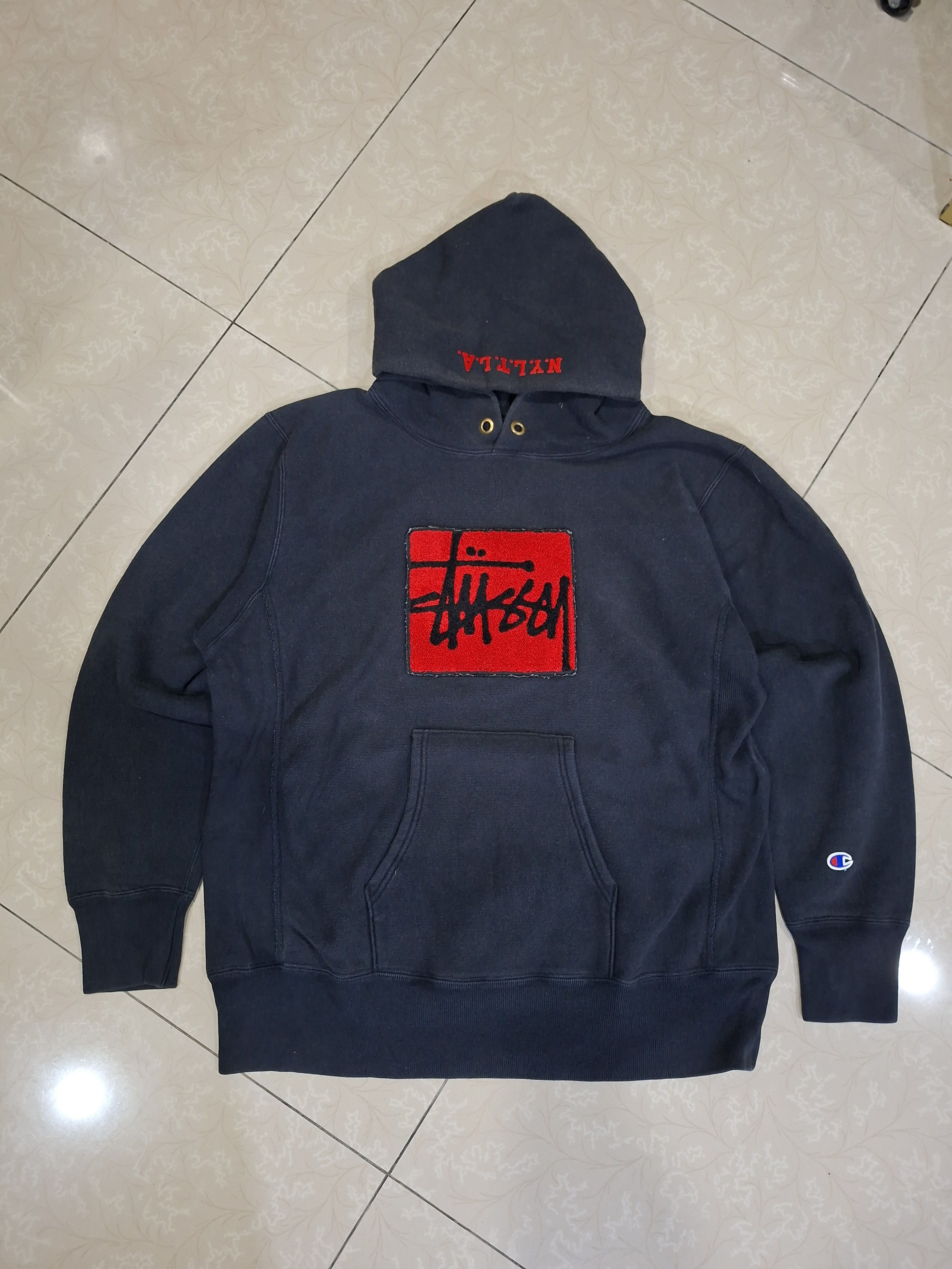 Champion × Stussy Stussy x Champion Japan Reverse Weave Hoodie
