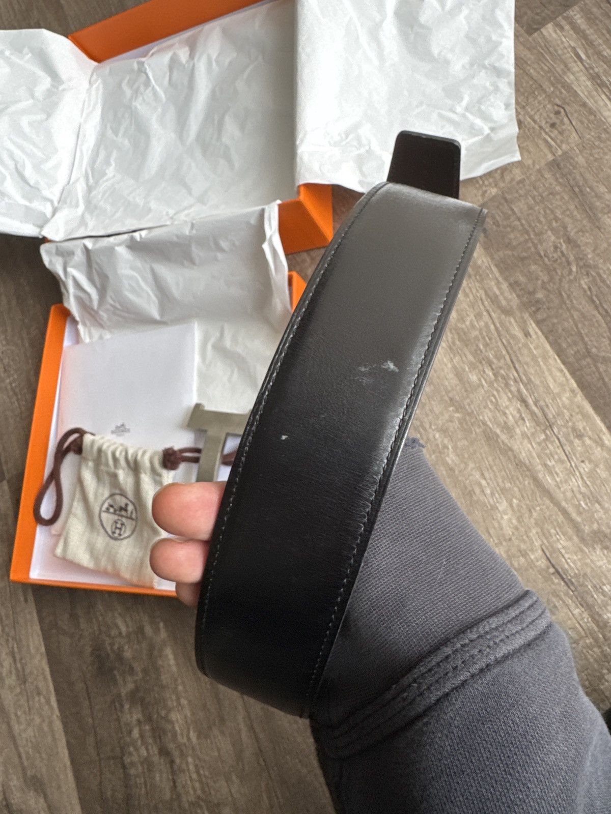 Hermes Hermes belt Size 32 - 14 Thumbnail