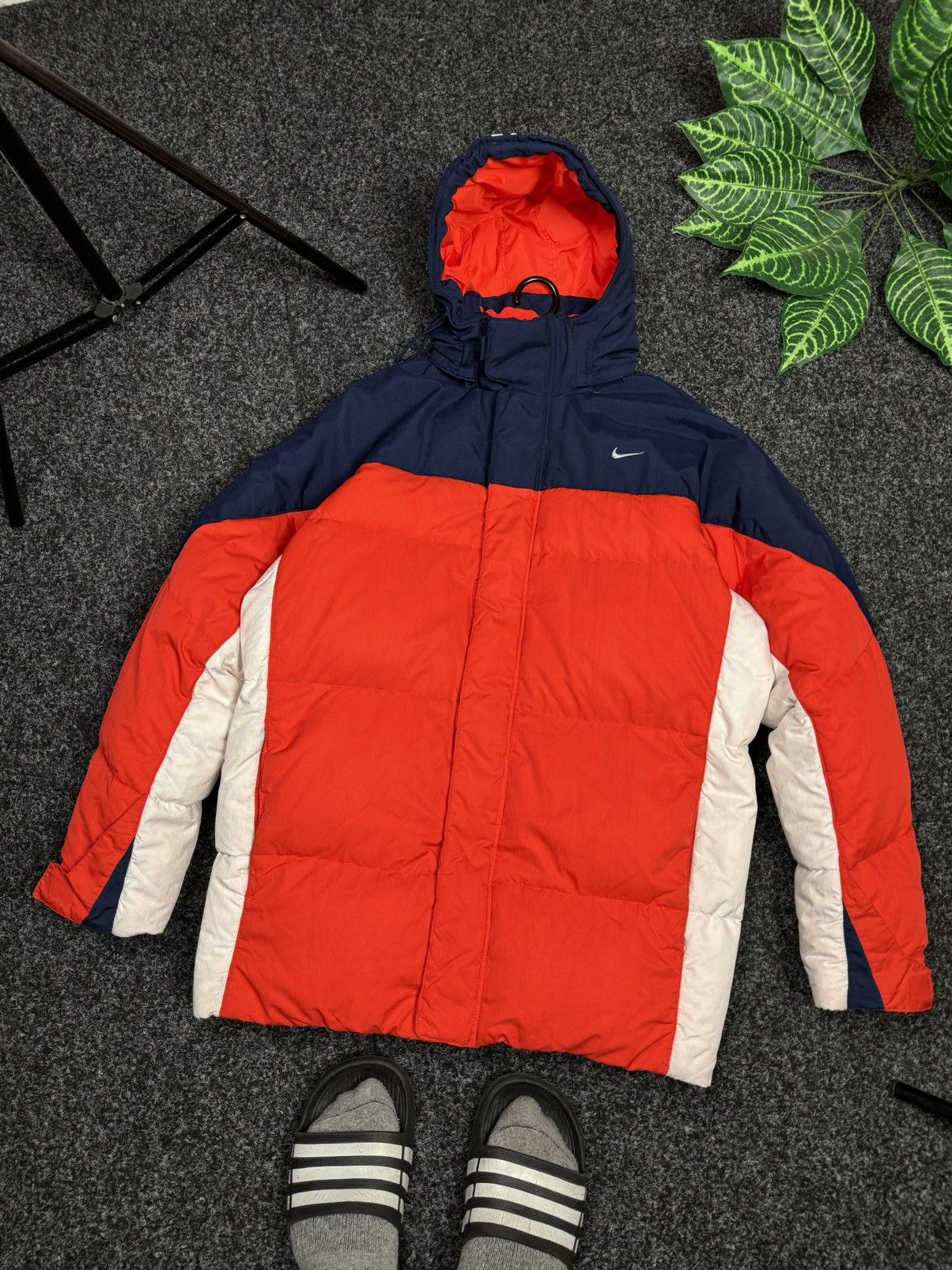 Nike Nike Vintage Puffer Y2K Drill style Size S-M Size US M / EU 48-50 / 2 - 2 Thumbnail