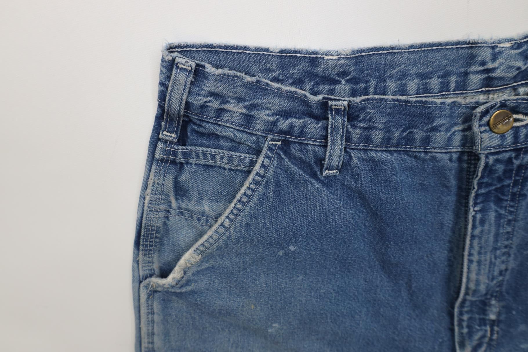Carhartt Vintage 90s Carhartt Flannel Lined Wide Leg Dungaree Jeans Size US 36 / EU 52 - 8 Thumbnail