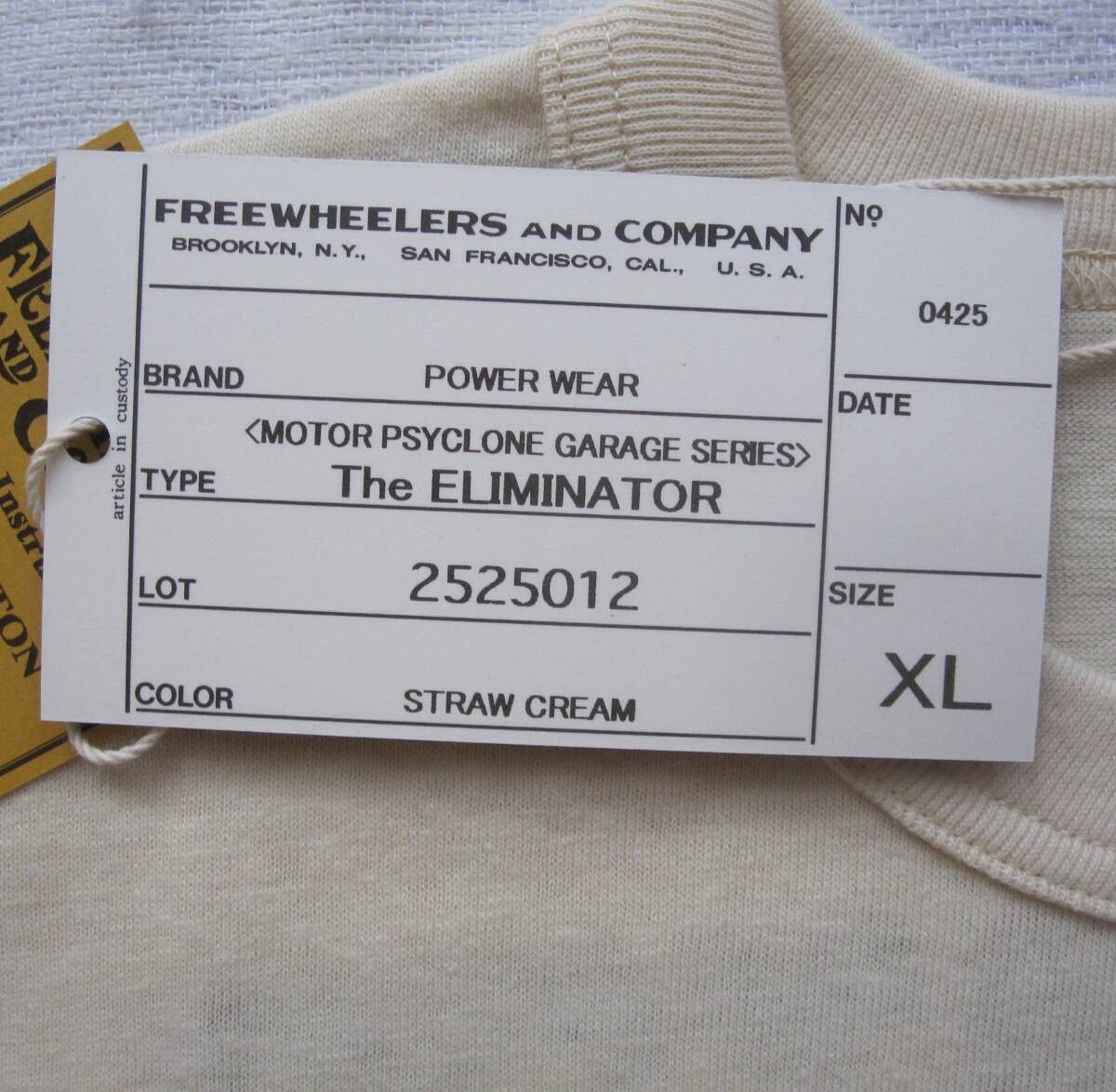 Freewheelers T-shirt "The ELIMINATOR" (XL) Size US XL / EU 56 / 4 - 3 Thumbnail