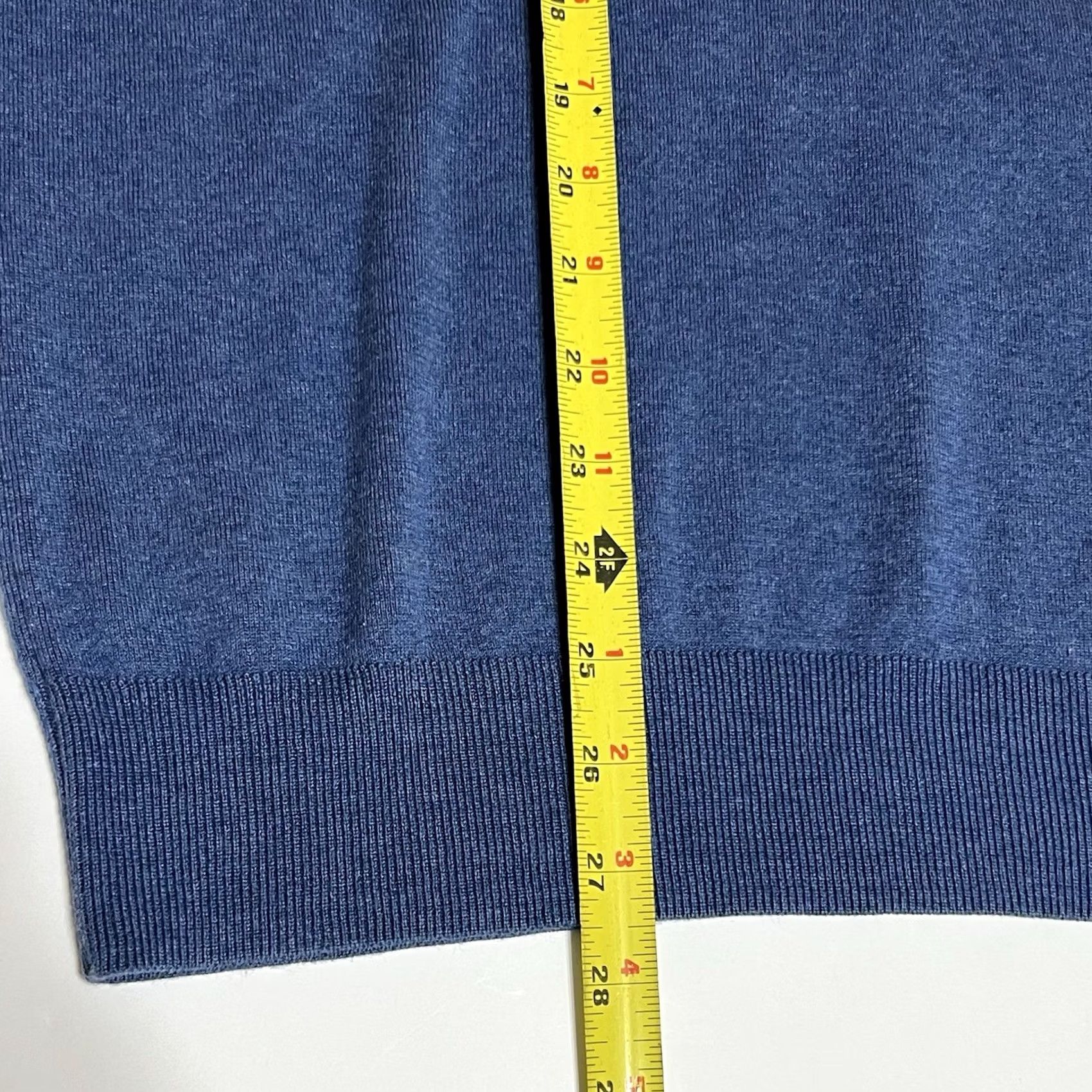 Polo Ralph Lauren Polo Ralph Lauren Sweater Mens L Blue V-Neck Pima Cotton Pullover Sweater Size US L / EU 52-54 / 3 - 5 Thumbnail