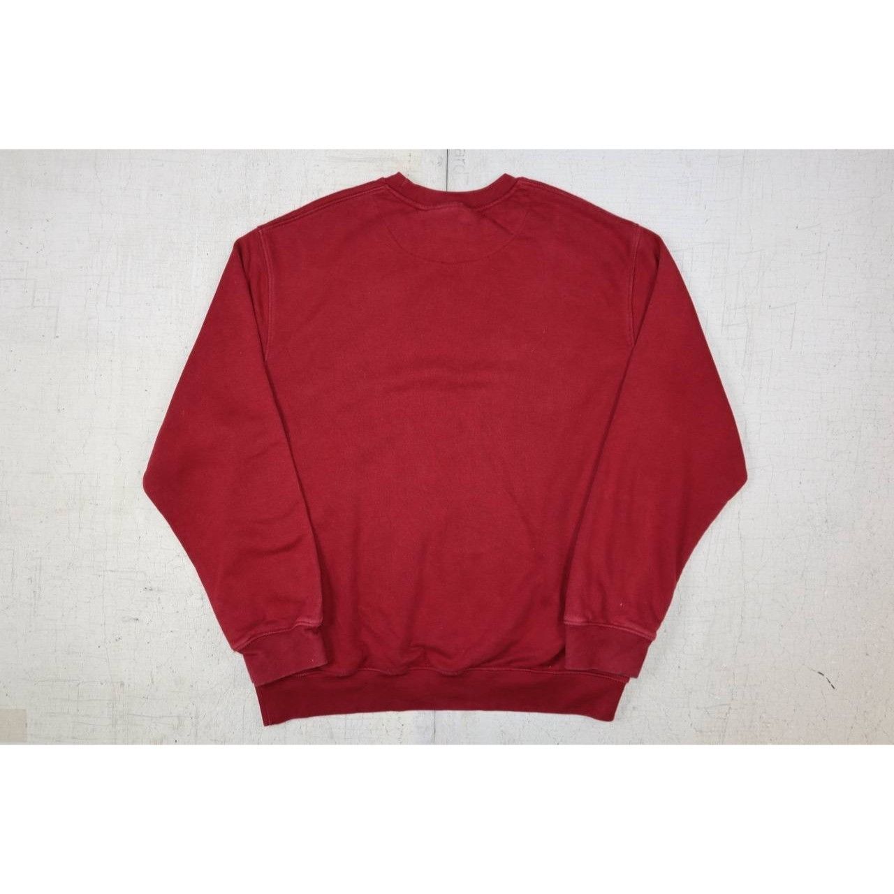 Nike 90s Vintage Nike Swoosh Crewneck - XL Red Y2K Retro Size US XL / EU 56 / 4 - 8 Thumbnail