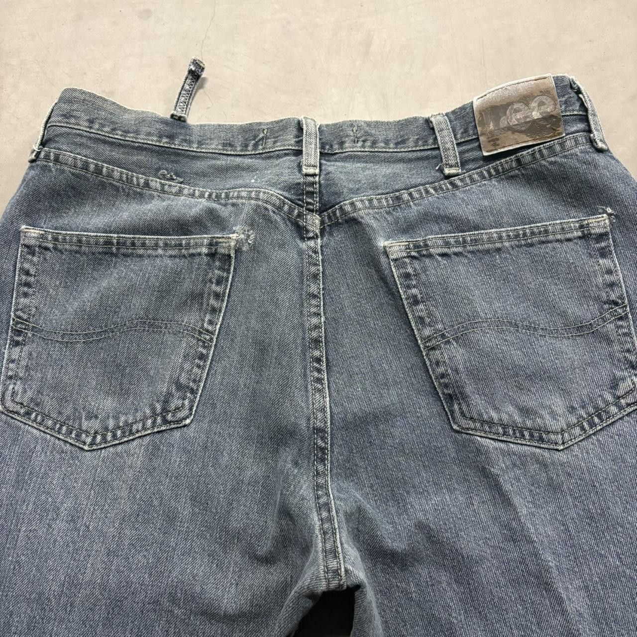 Vintage Crazy Vintage Y2K/2000s Baggy Grunge Dark Wash Relaxed Lee Denim Jeans! Size US 36 / EU 52 - 7 Thumbnail
