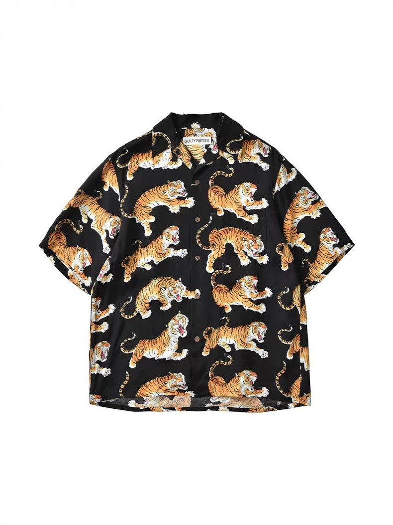 Wacko Maria wacko maria Rayon tiger short-sleeved shirt Size US M / EU 48-50 / 2 - 8 Thumbnail