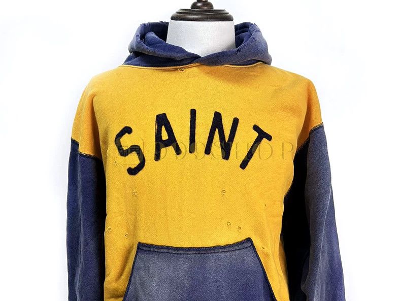 Saint Michael Saint Michael Washed color matching hoodie Size US M / EU 48-50 / 2 - 5 Thumbnail