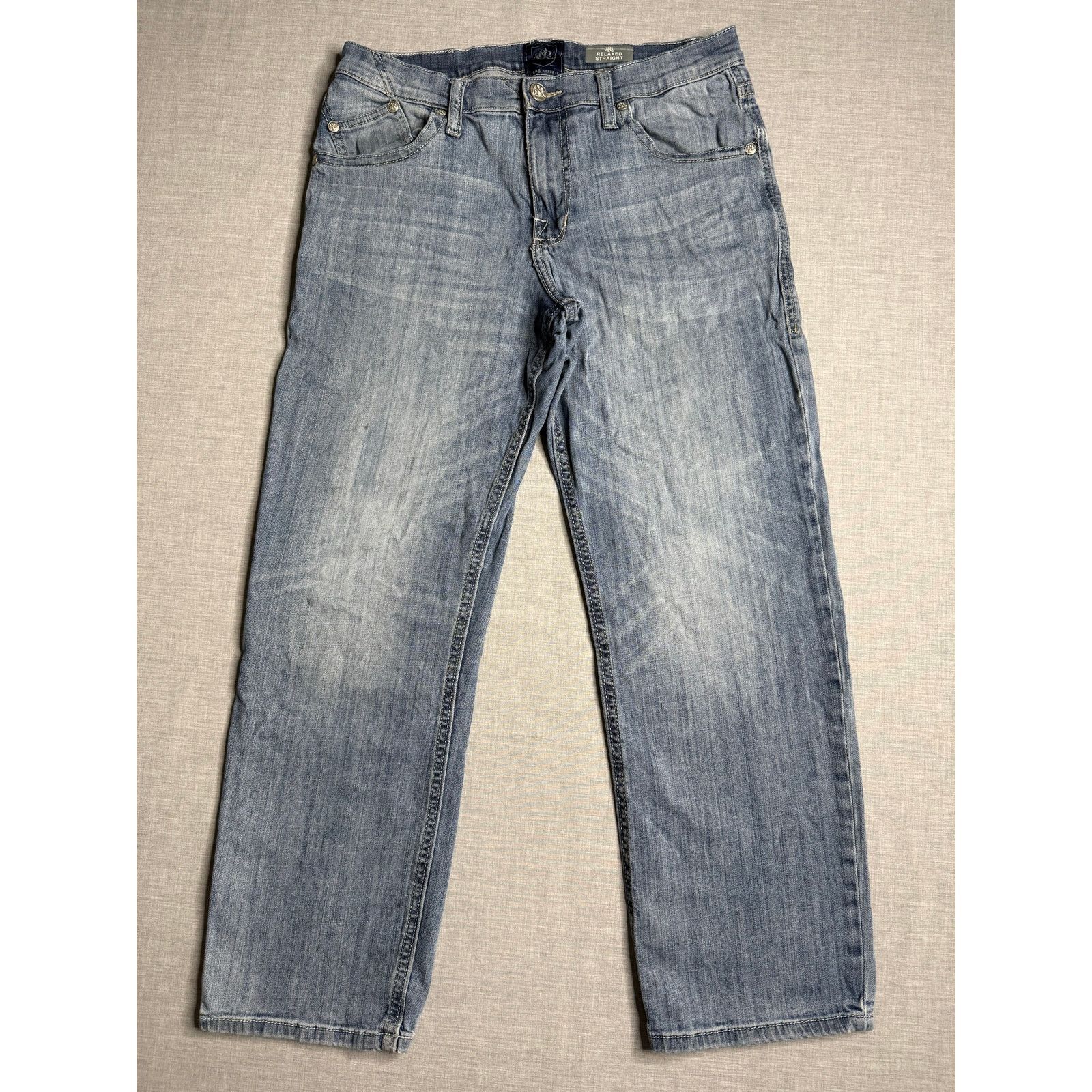 Rock & Republic Rock & Republic Grady Relaxed Straight Jeans 34x30 Size US 34 / EU 50 - 2 Thumbnail