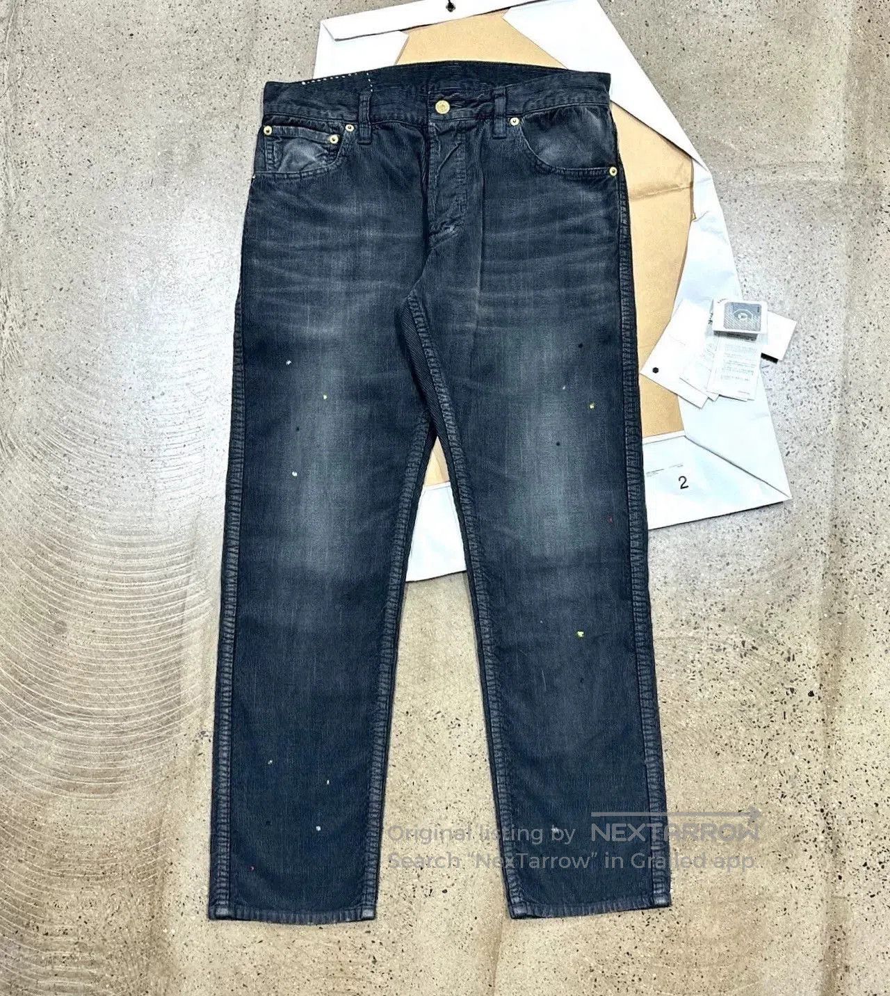 Visvim Visvim Slub Indigo Damaged Casual Pants. Size US 26 / EU 42 - 2 Thumbnail