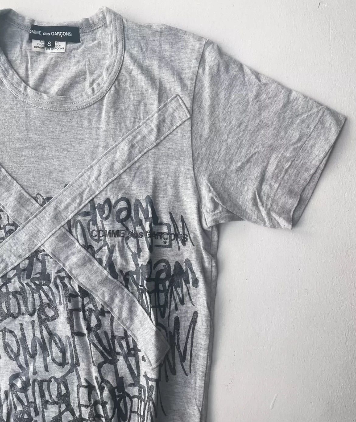 Comme des Garcons Comme Des Garcons fork slogan free tshirt - DMC Size US S / EU 44-46 / 1 - 6 Thumbnail