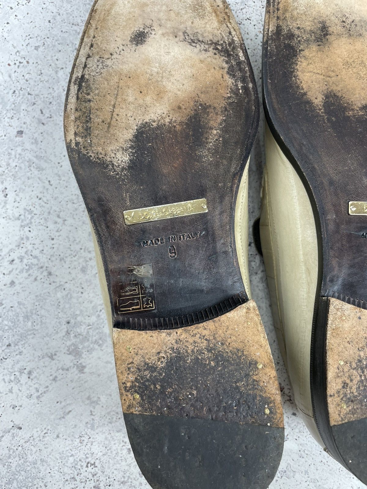 Vintage Dolce & Gabbana Leather Classic Shoes
