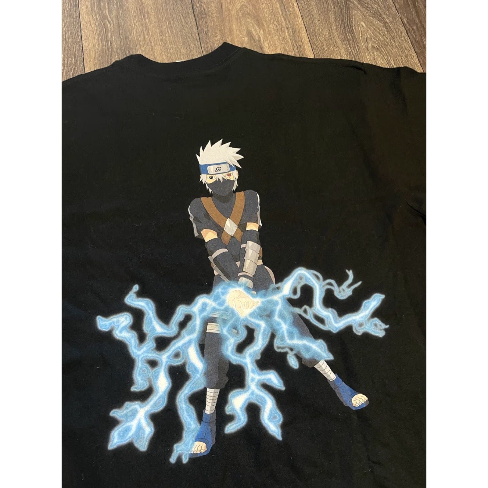 Doublet Kakashi Hatake Naruto Double-Sided Anime Vintage T-Shirt XL Men Black Shirt Size US XL / EU 56 / 4 - 3 Thumbnail