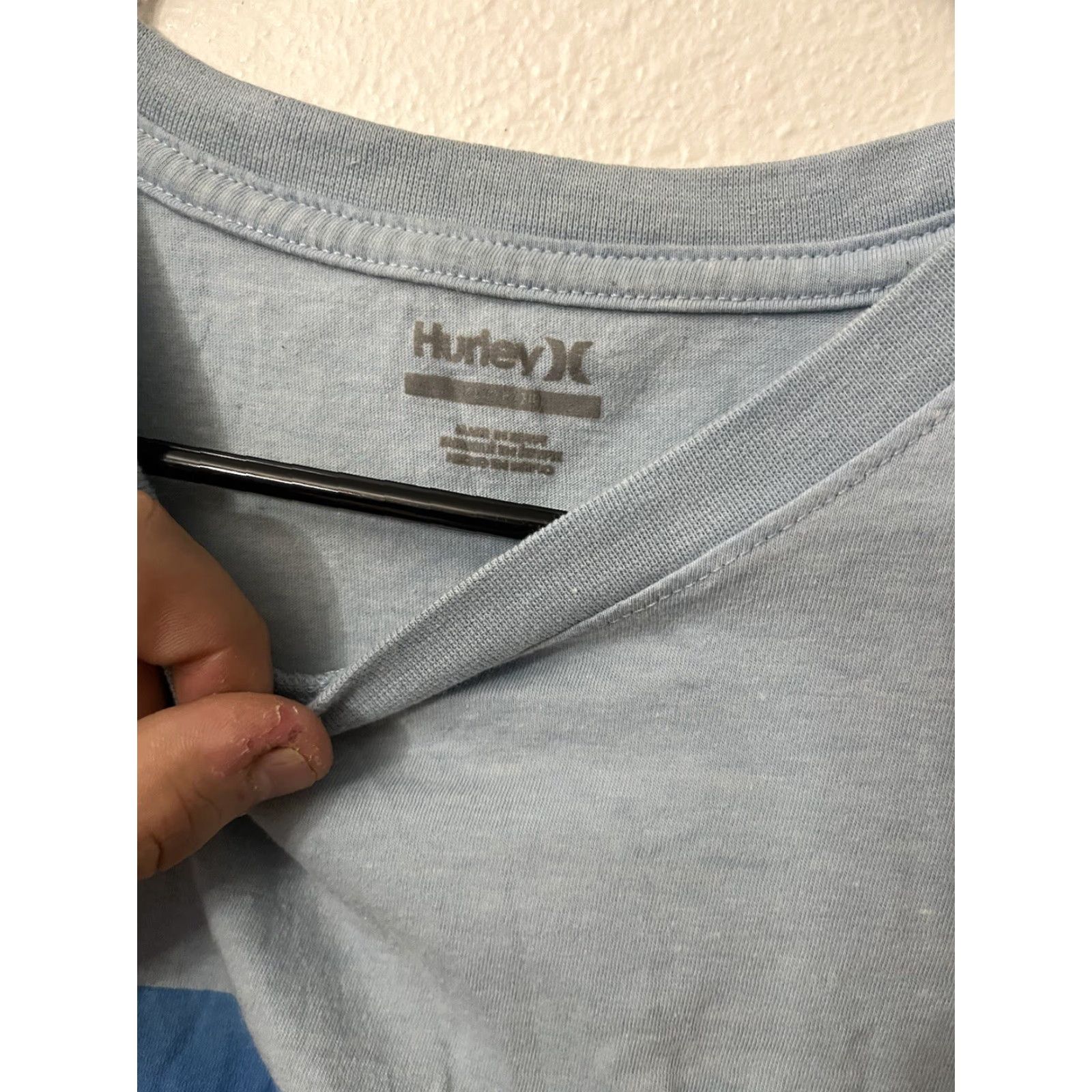 Hurley Hurley T-Shirt Mens Size Small Short Sleeve Blue Grunge 90s Mens Smith? Size US S / EU 44-46 / 1 - 3 Thumbnail