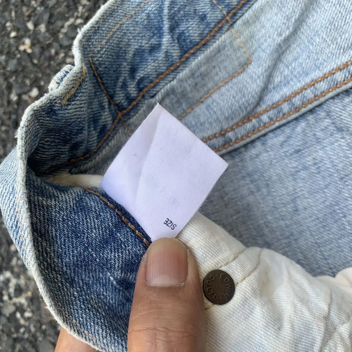 Self Edge 💥 REDLINE 💥 Vintage Edwin 505 Jeans Light Wash Denim Pants Size US 29 - 9 Thumbnail