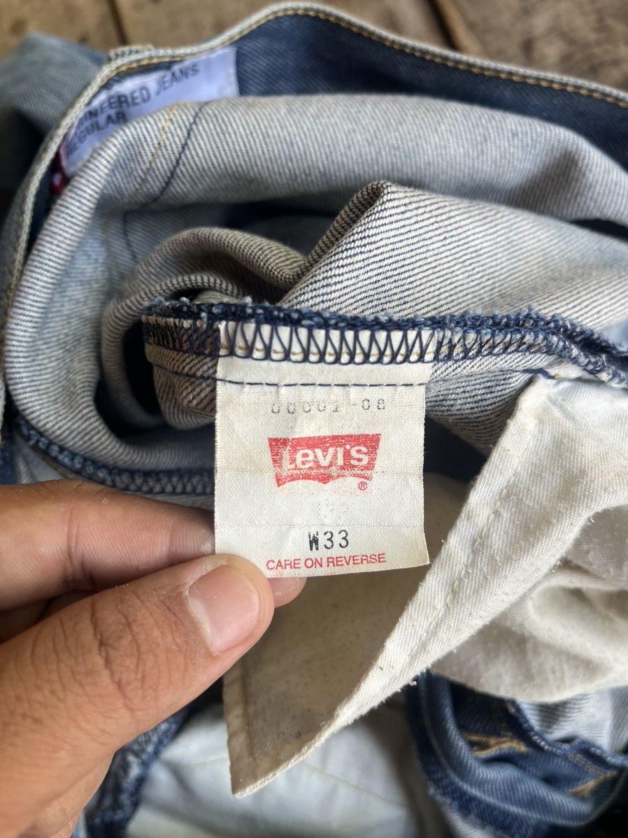 Vintage Thrashed faded Levi's Engineered grunge Distressed Size US 33 - 10 Thumbnail