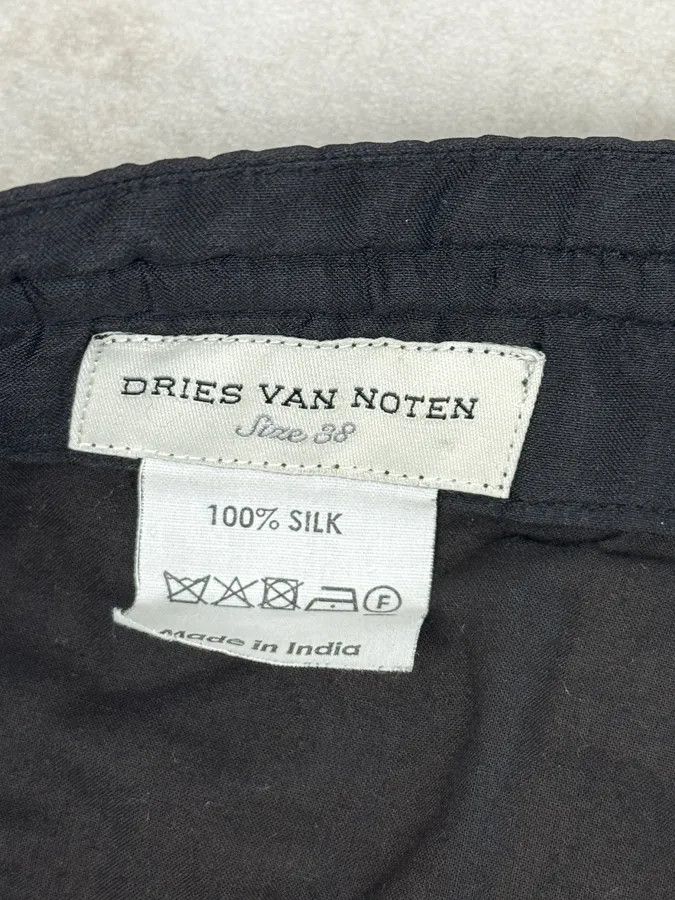 Dries Van Noten Dries Van Noten Black Relief Abstract Pants Size US 32 / EU 48 - 10 Thumbnail